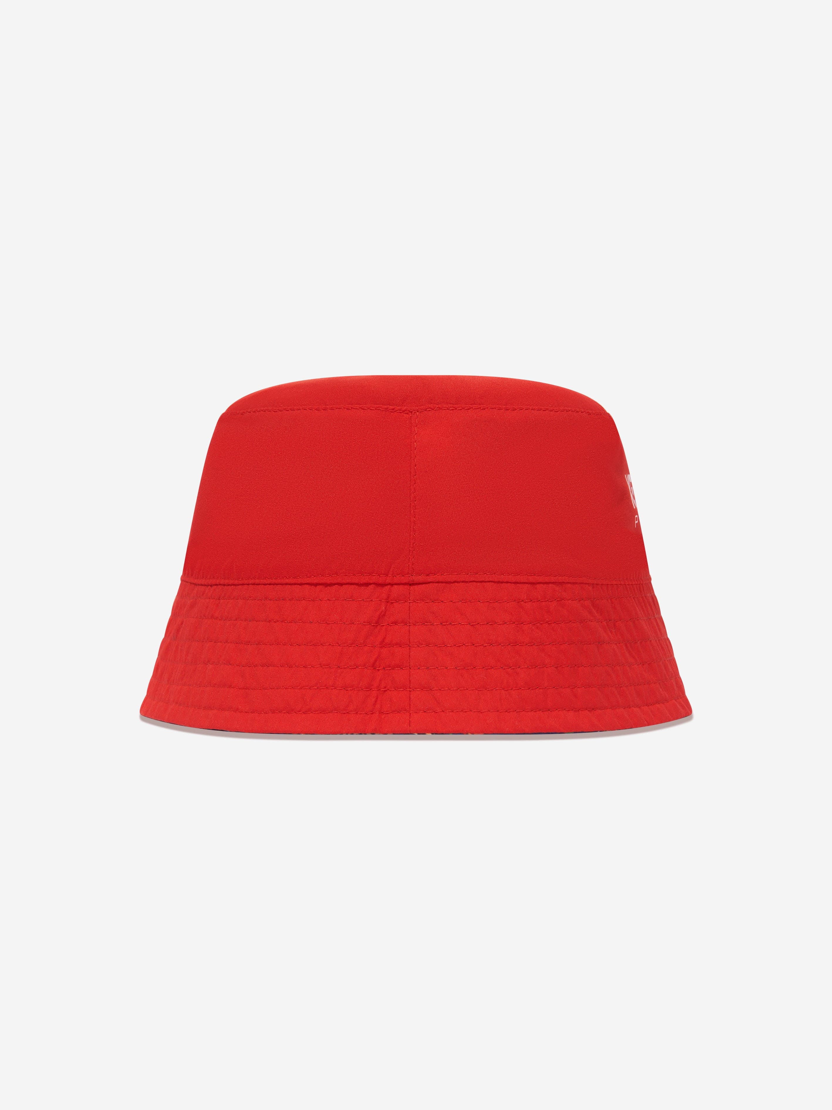 KENZO Girls Reversible Bucket Hat in Blue Outlet Online Shop