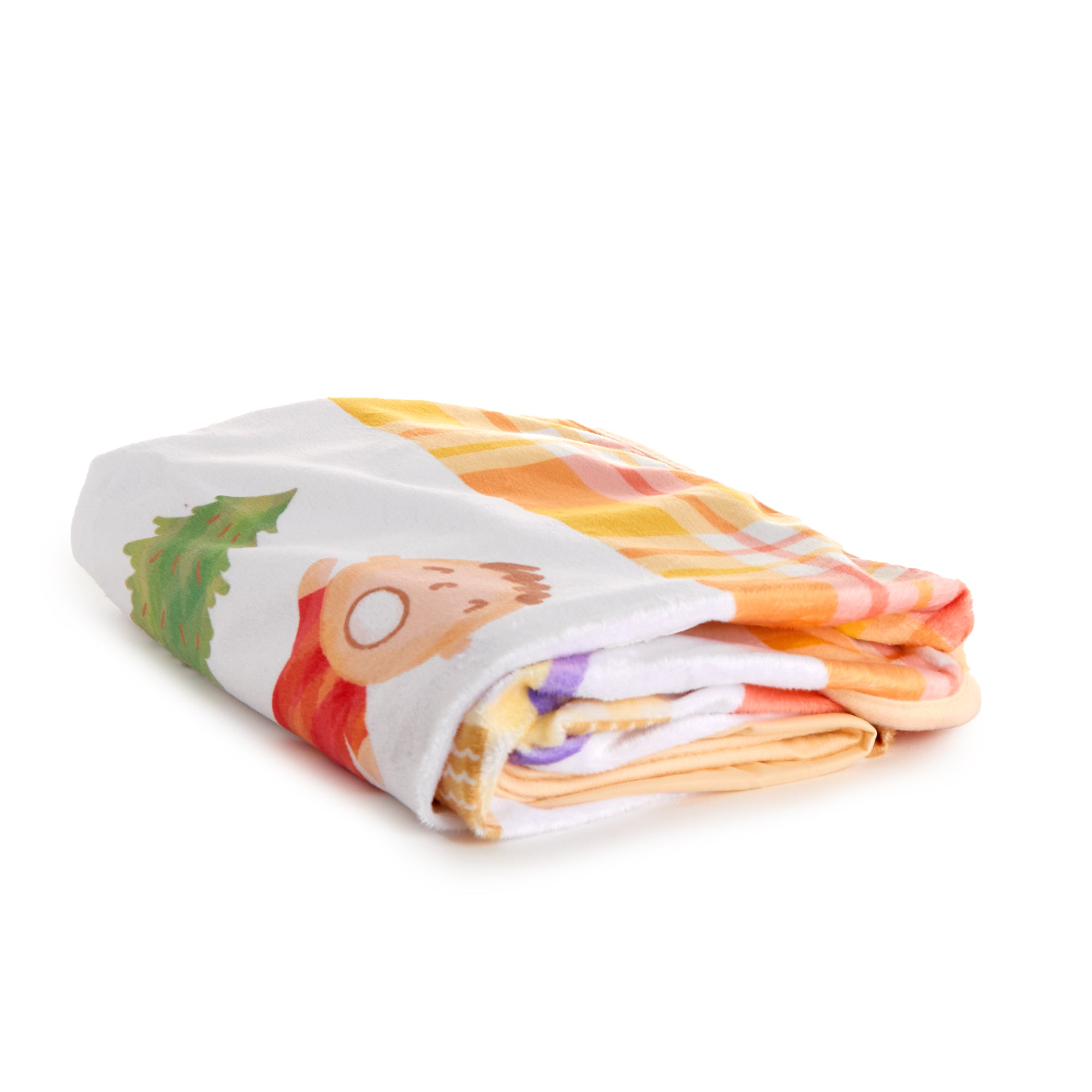 Minna No Tabo Lap Blanket (Orange Plaid Series) Best Wholesale Online