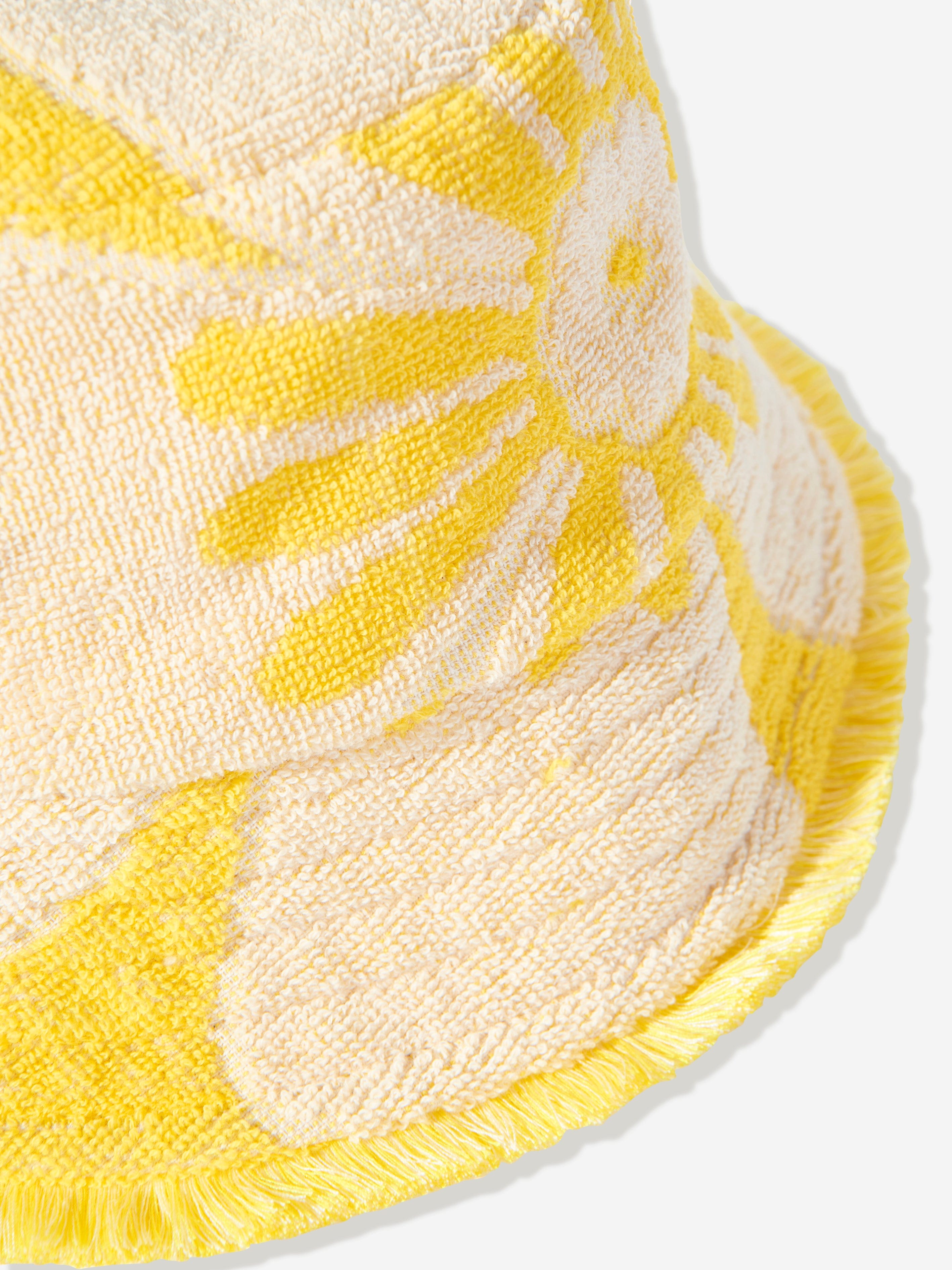 Zimmermann Girls Jacquard Towel Bucket Hat in Yellow Footlocker Finishline Online