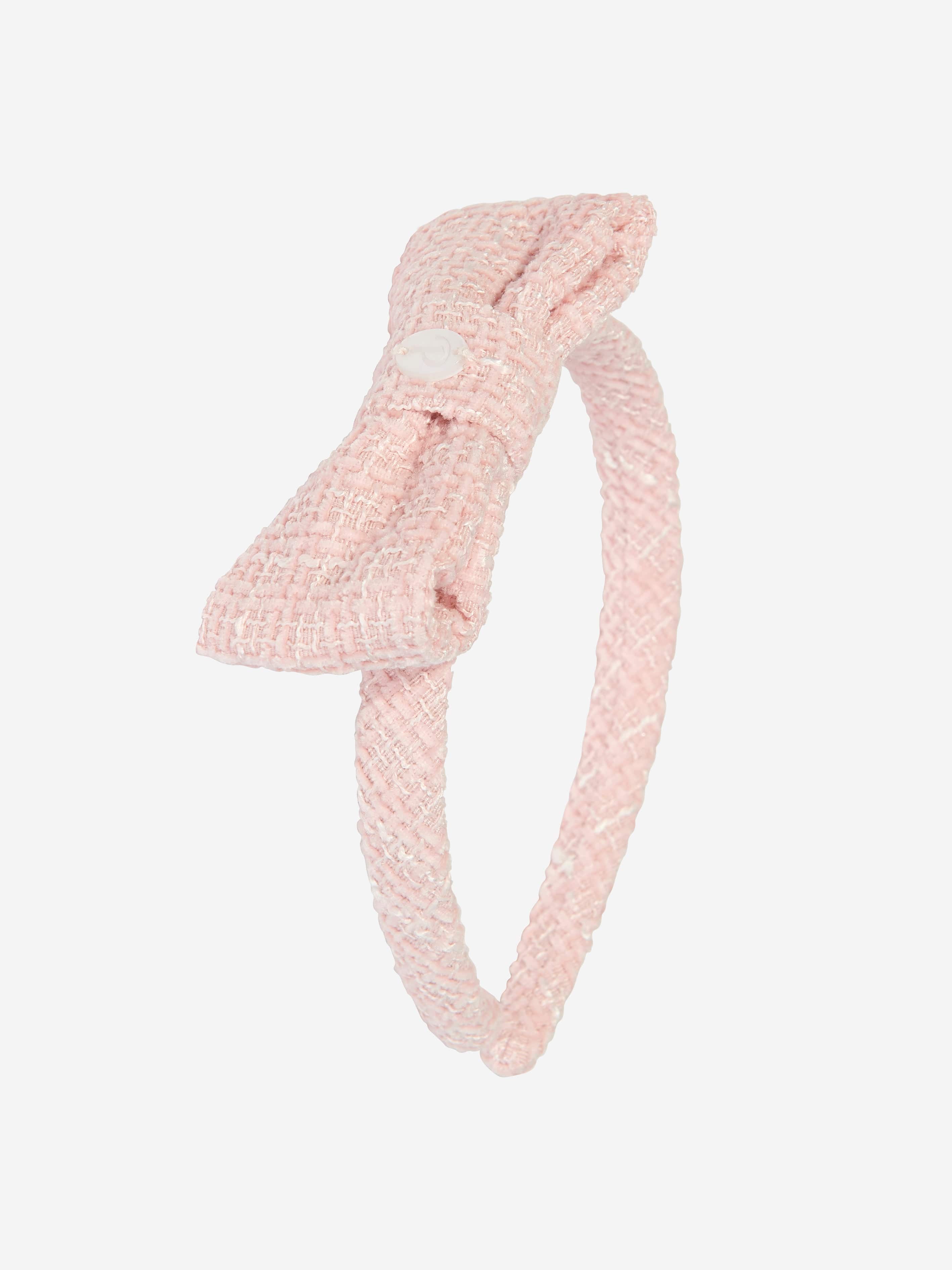 Patachou Girls Special Occasion Bow Headband in Pink Discount Collections