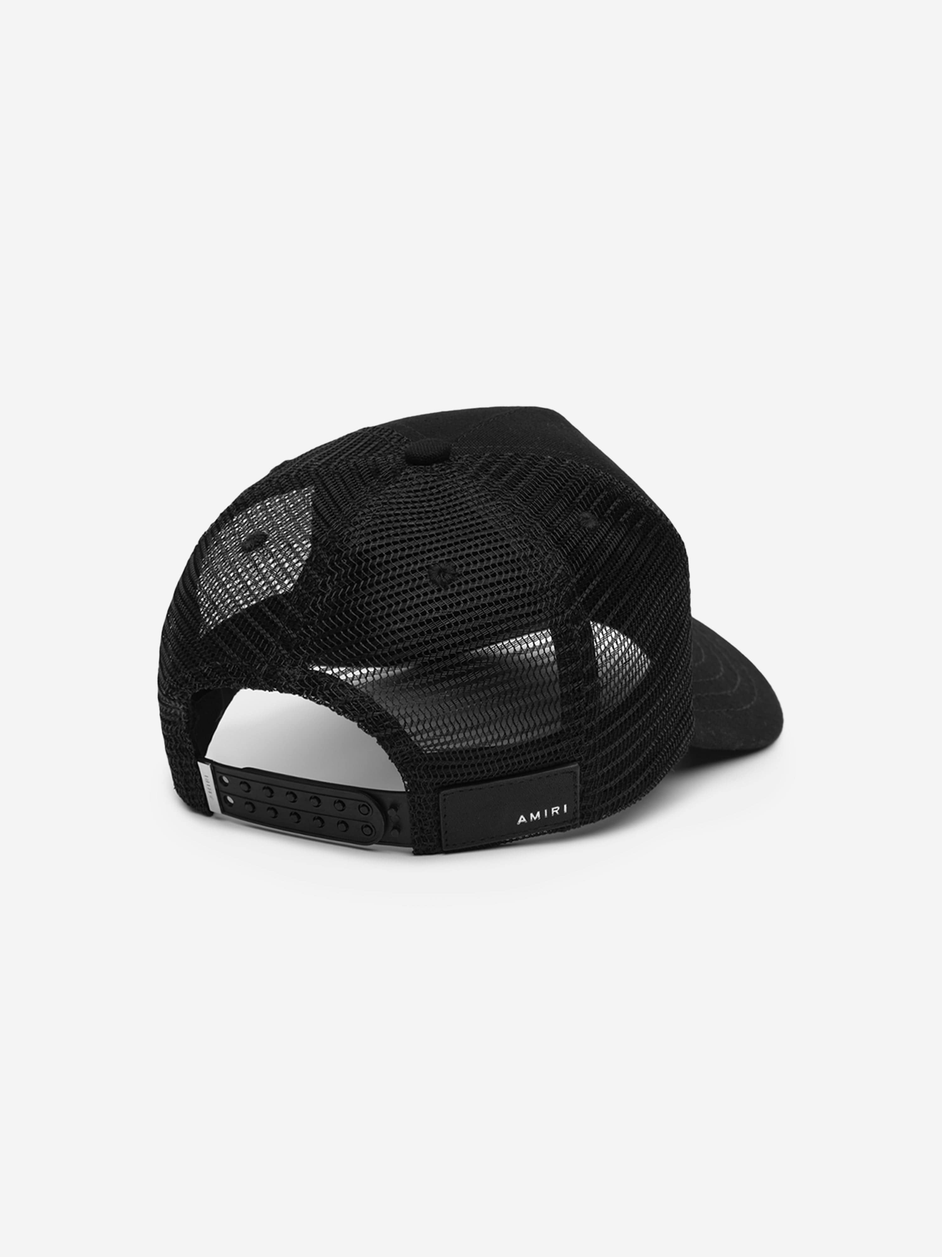 Kids Scribble MA Quad Trucker Cap in Black Sale Free Shipping