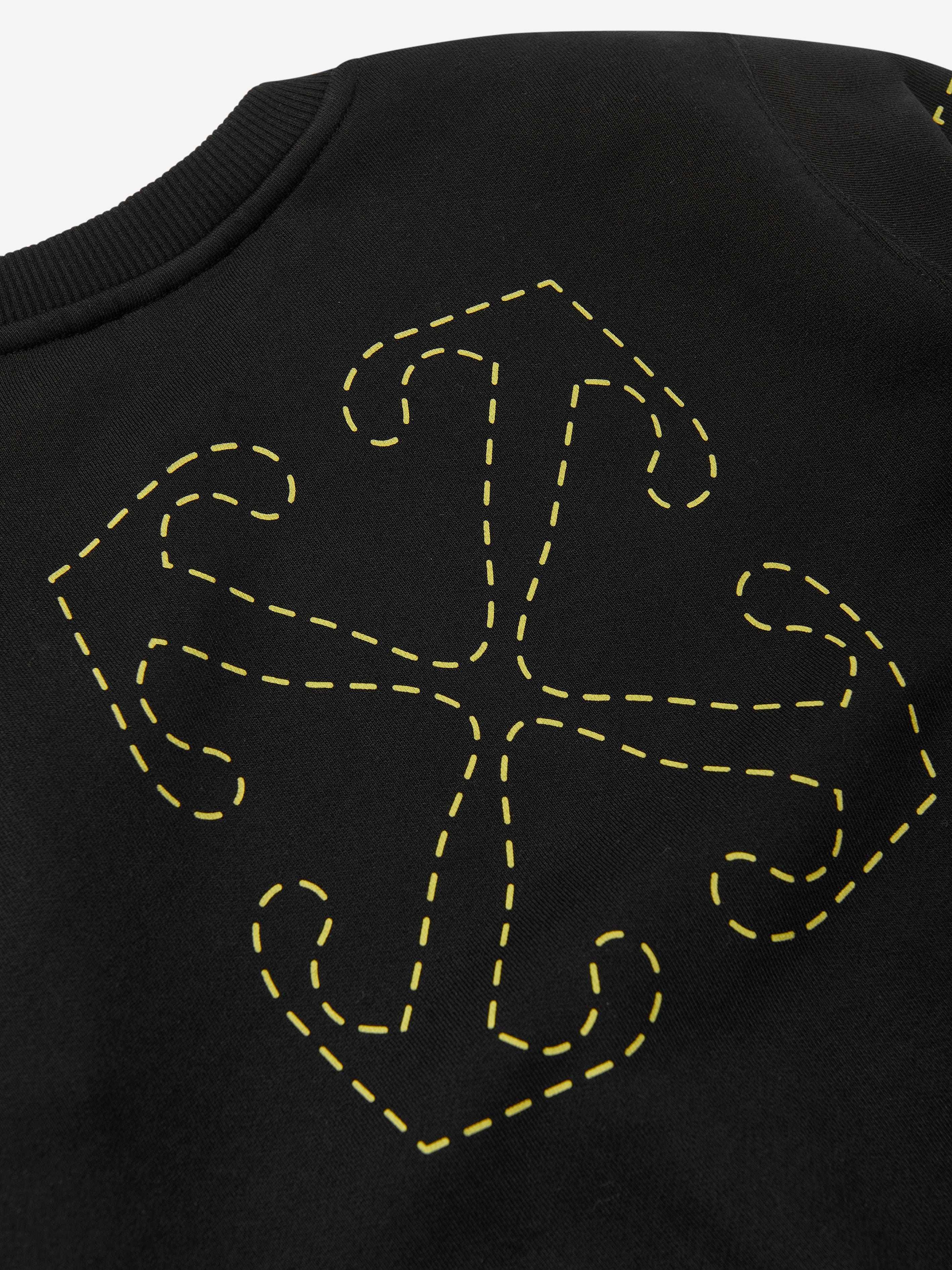 Kids Arrow Stitched Sweatshirit in Black Online Cheap Quality