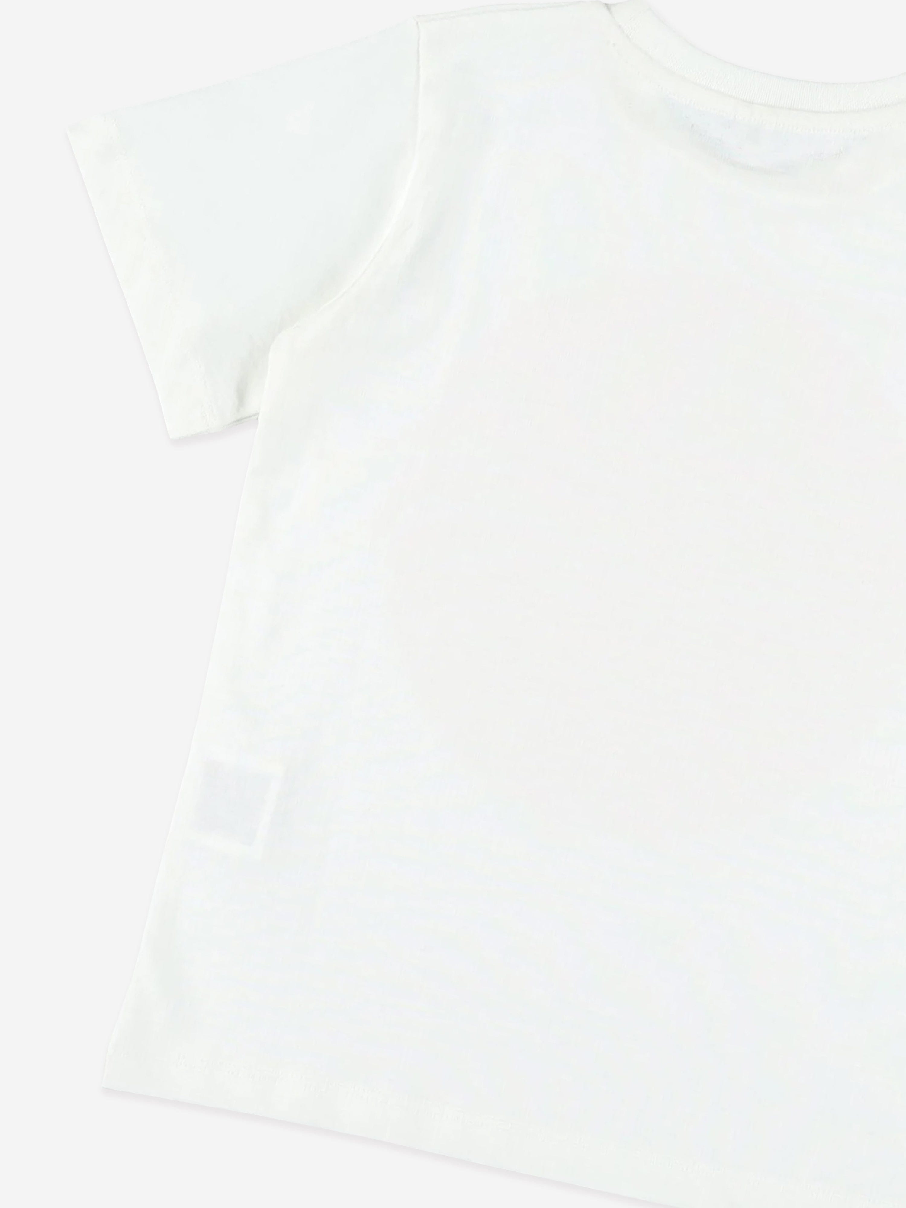 Stella McCartney Girls Circle Logo T-Shirt in Ivory Sale Low Shipping Fee
