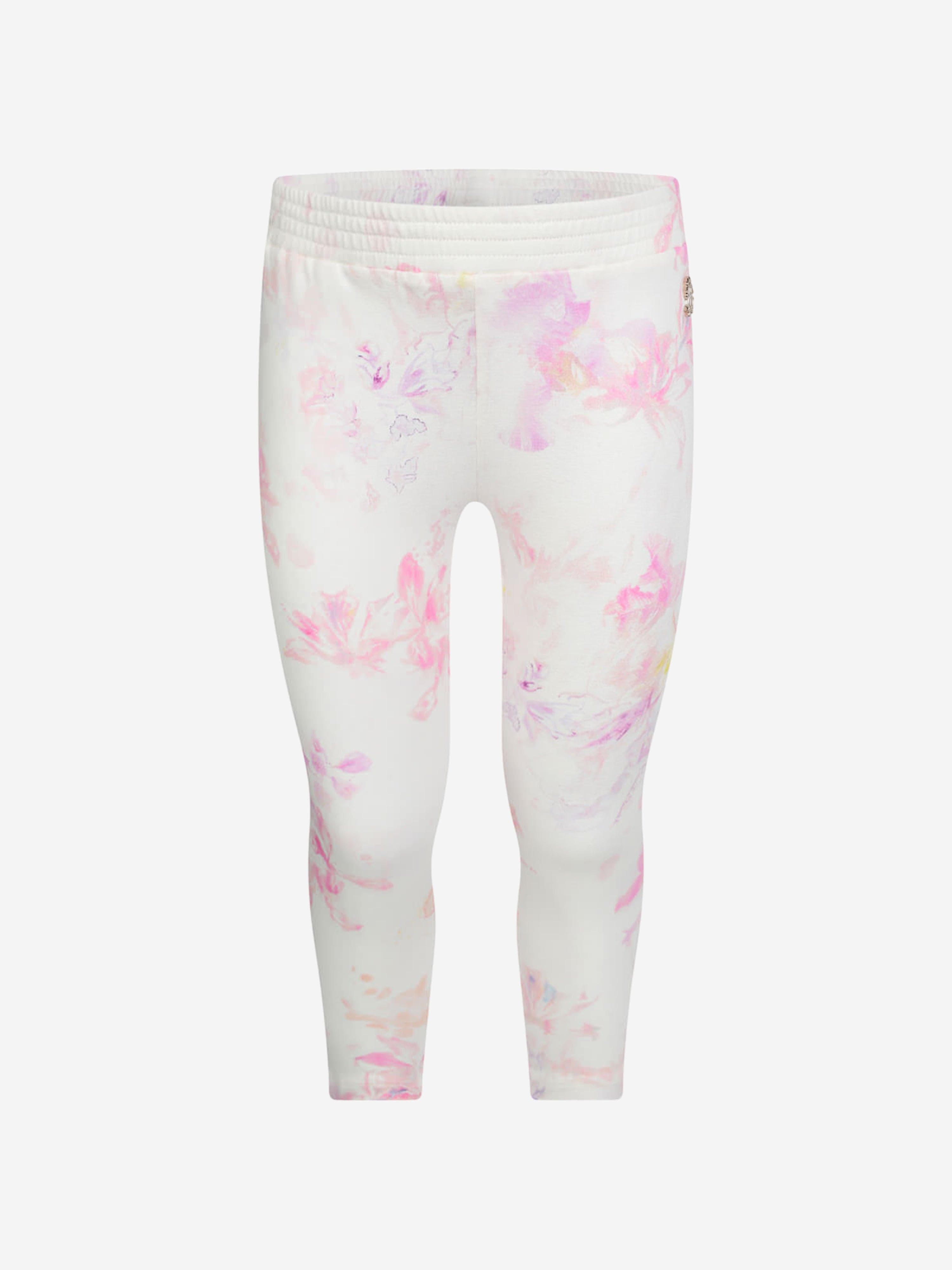 Roberto Cavalli Girls & Pink Floral Print Leggings Outlet Low Pice Fee Shipping