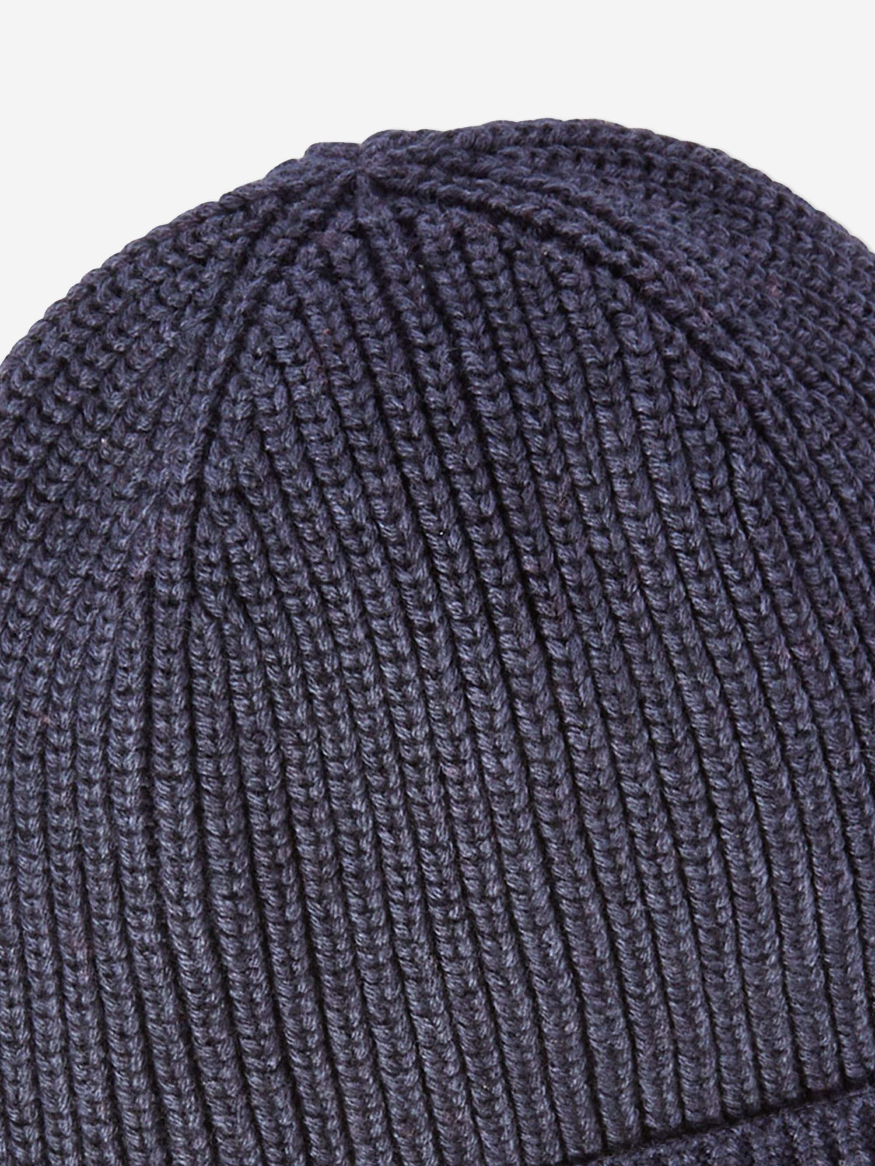 Off-White Kids Bookish Beanie Hat in Navy Authentic
