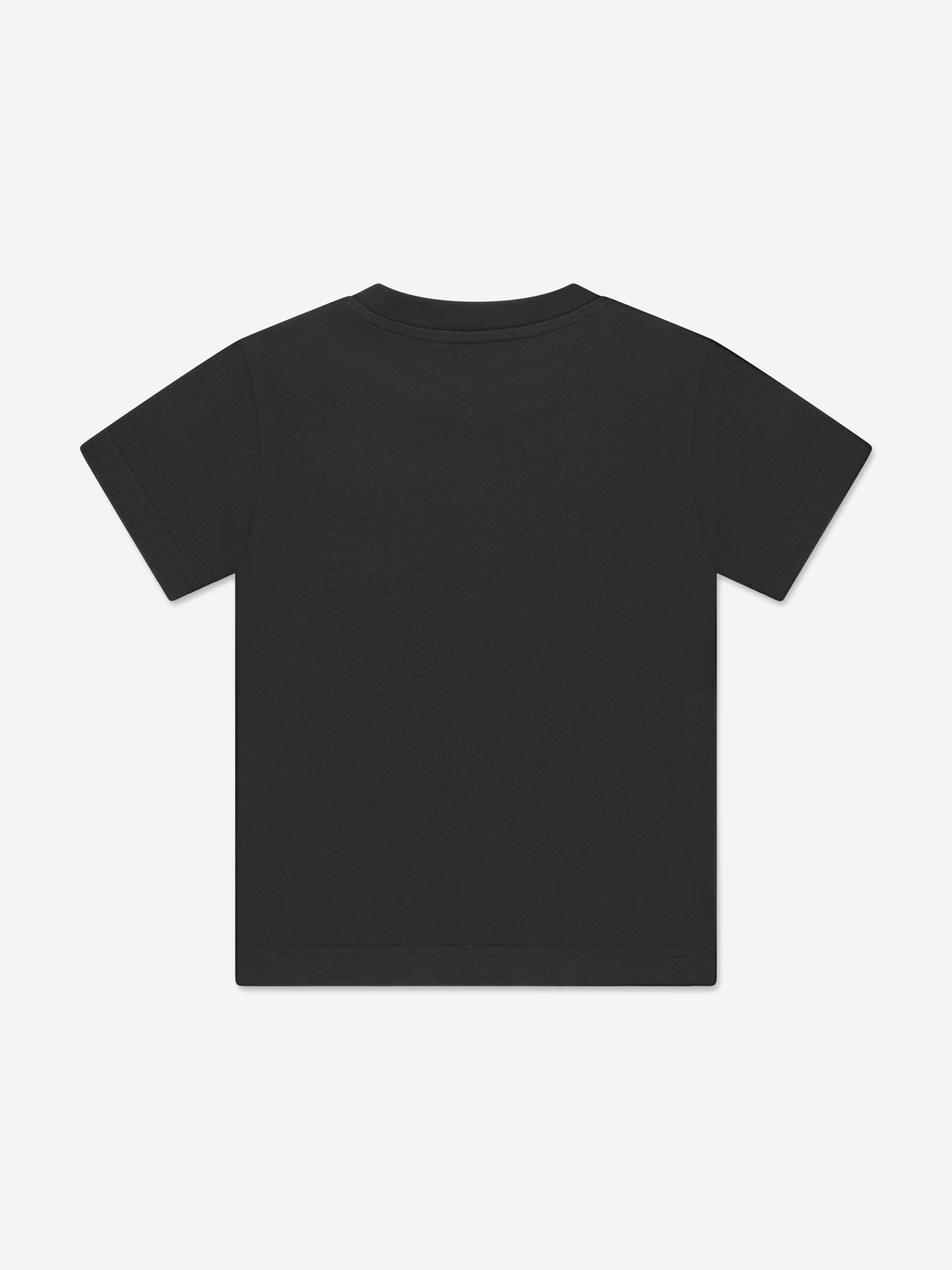 Moncler Enfant Kids Logo T-Shirt in Black Free Shipping Best Place