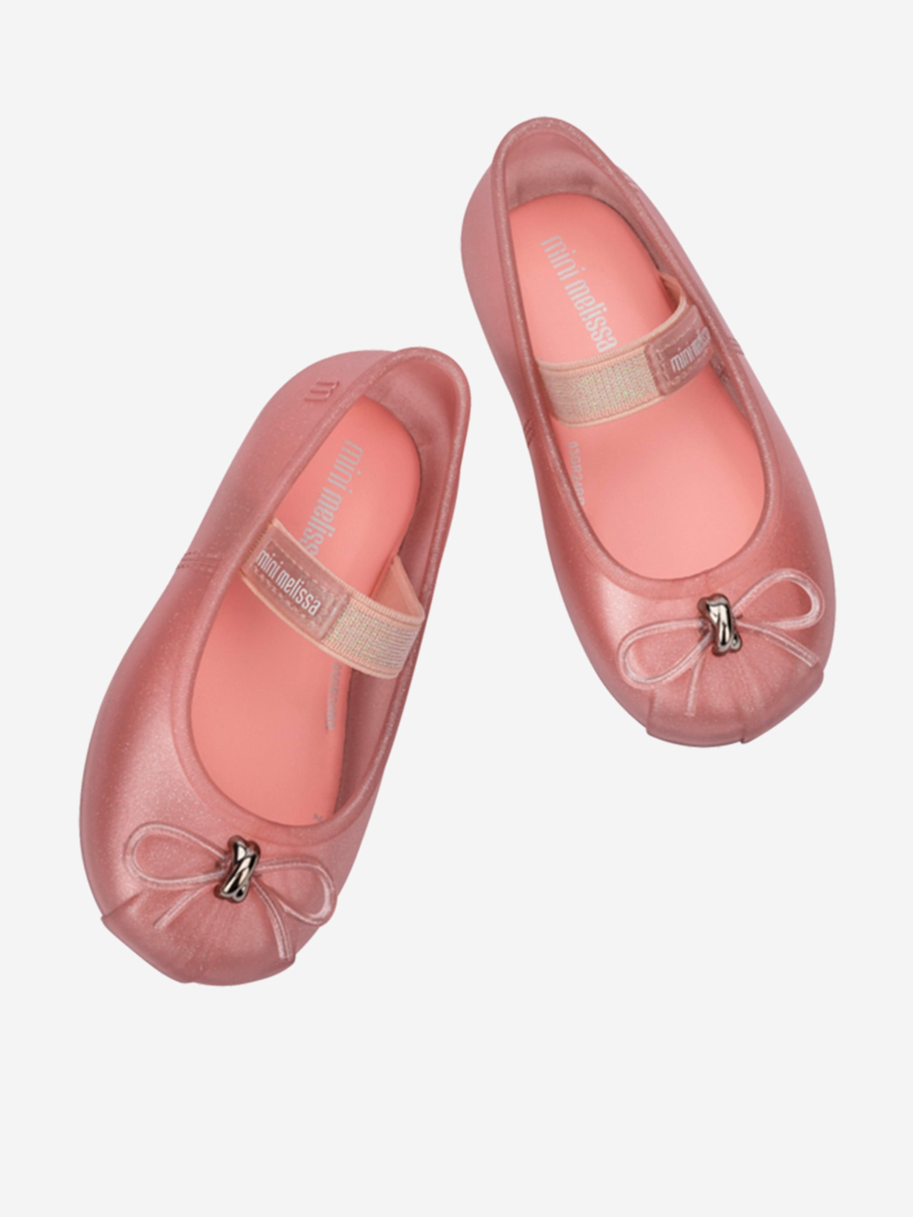 Mini Melissa Girls Sophie Ballet Flats in Pink Release Dates Sale Online