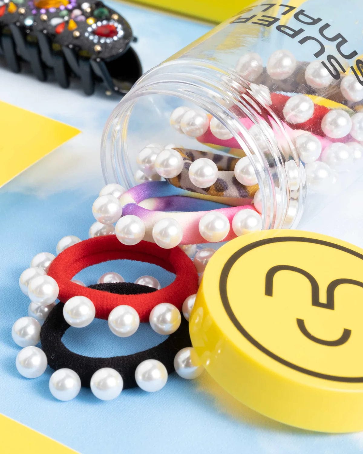 Super Smalls Girls Central Park Pearl Hair Ties in Pearl Best Place Online