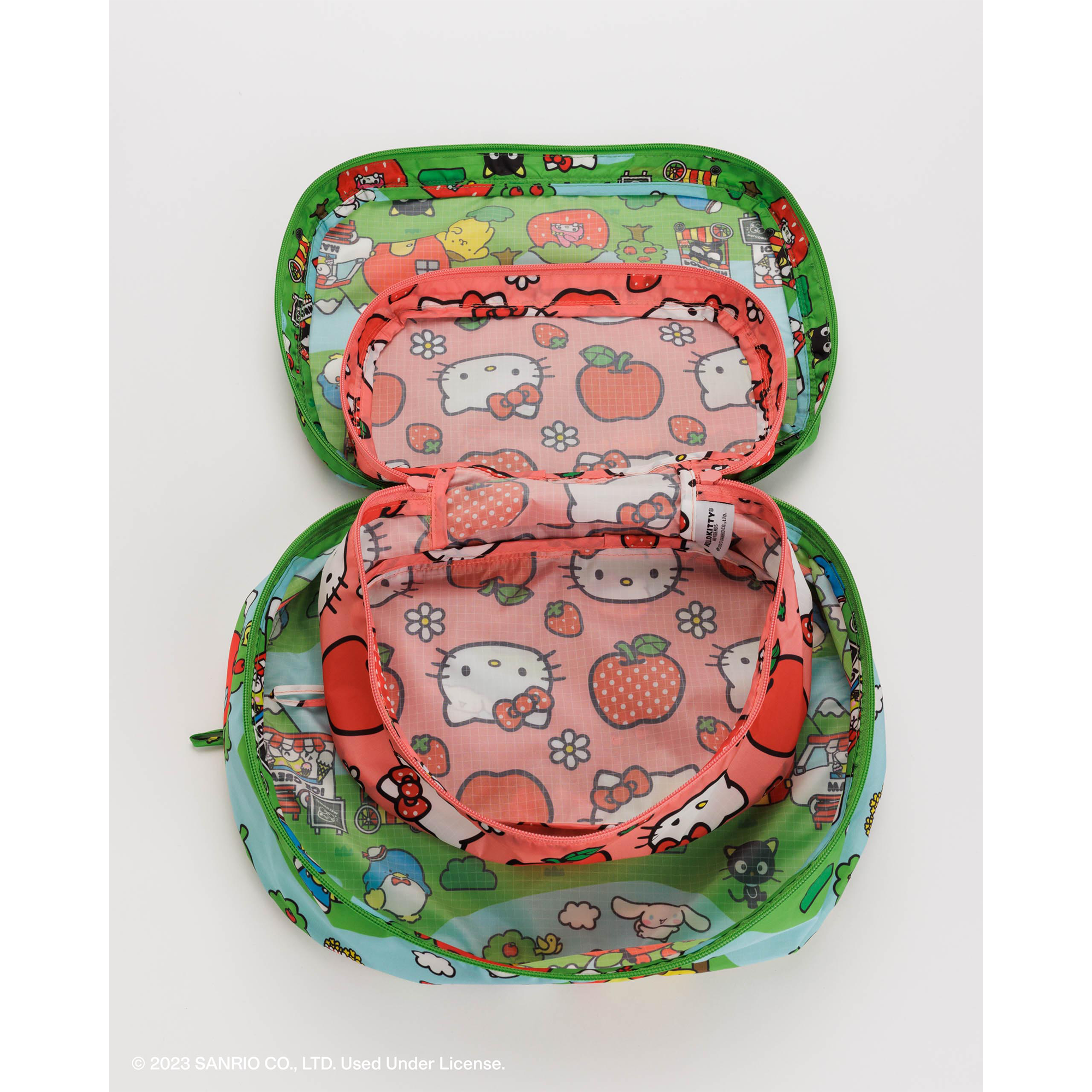 Hello Kitty and Friends x Baggu Packing Cube Set (Apples + Friends) Clearance Online Official Site
