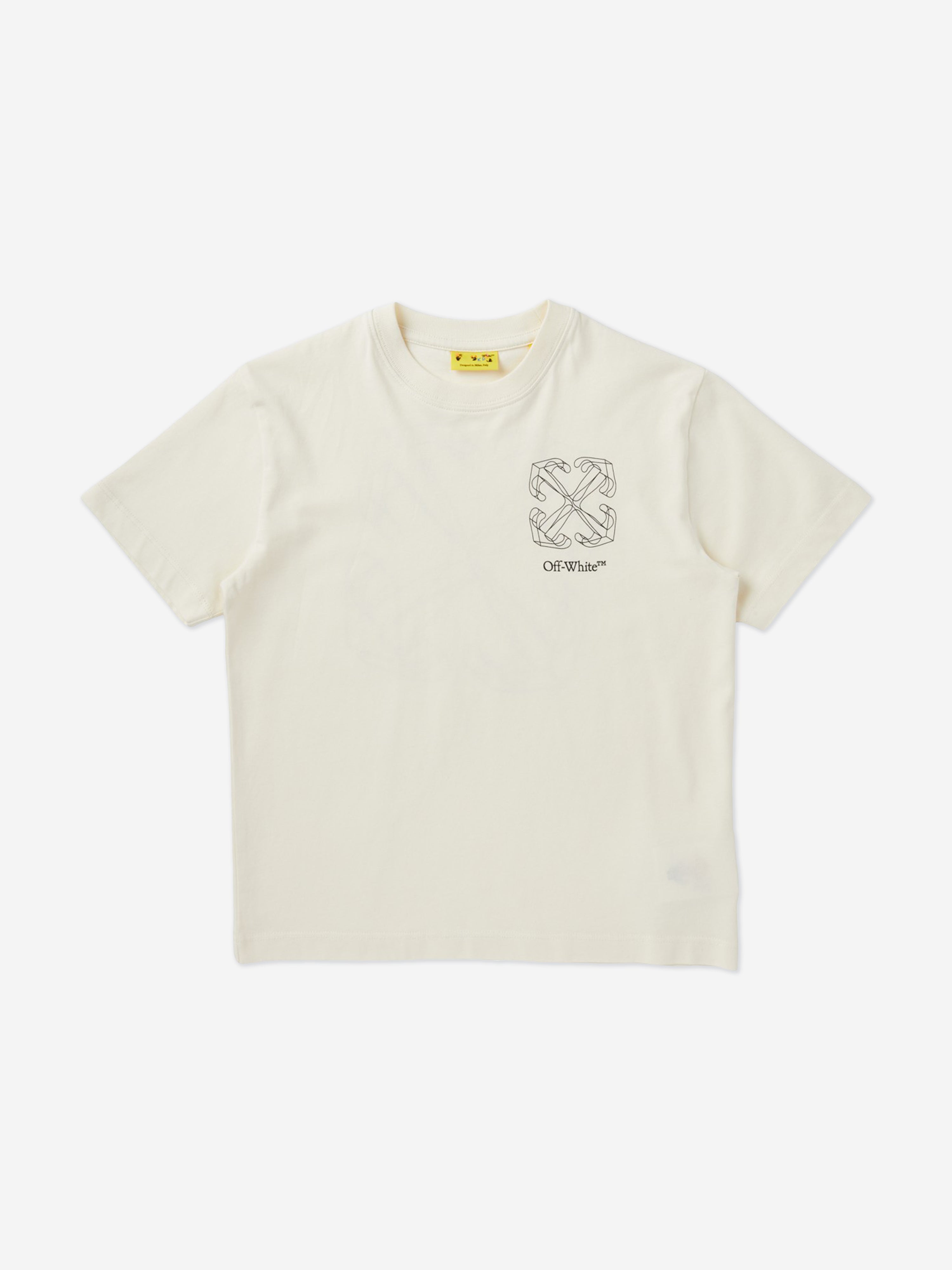 Off-White Kids Arrow 3D T-Shirt in White Free Shipping Big Discount