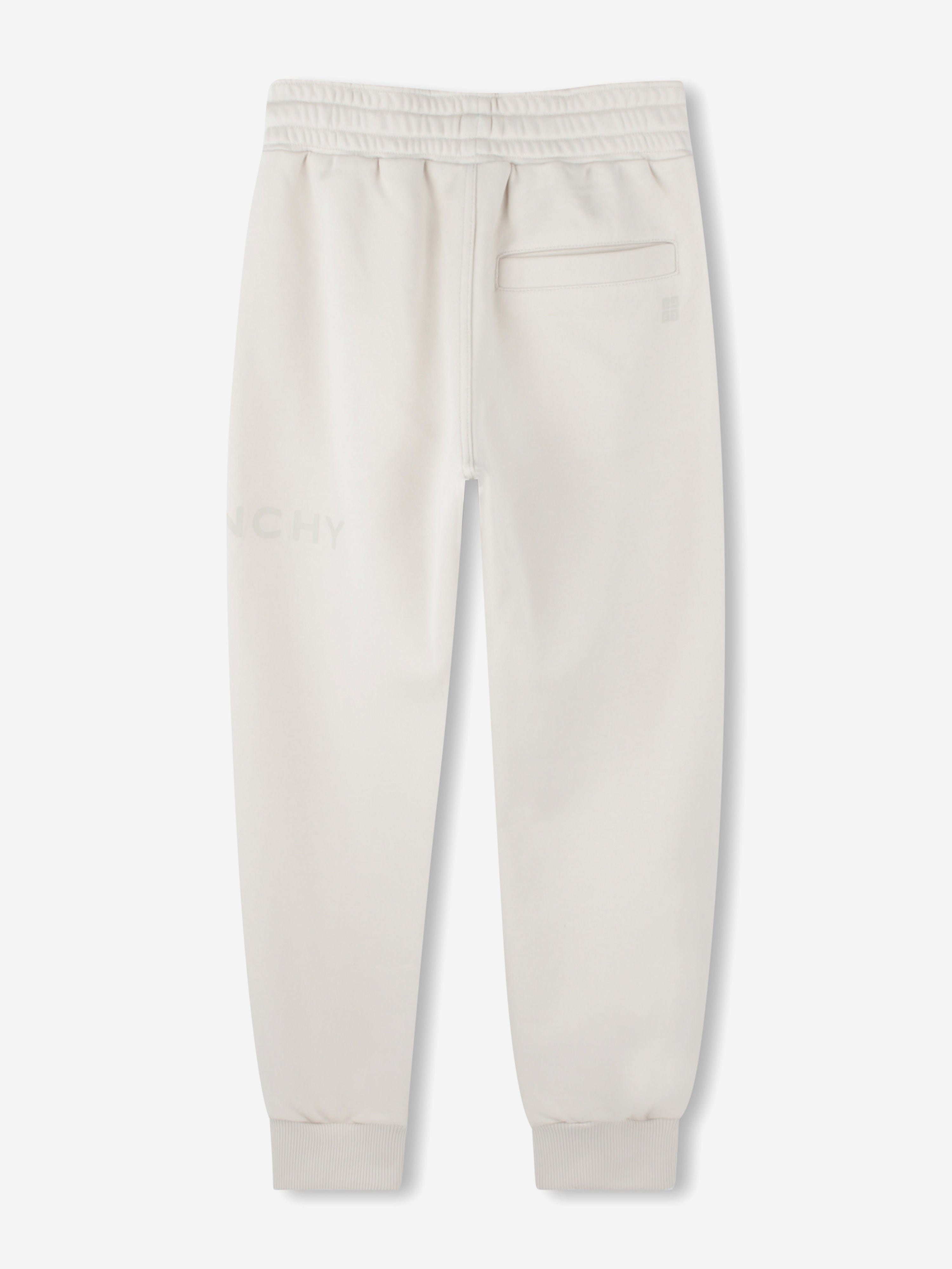 Kids Logo Print Joggers in Beige Discount Official Site
