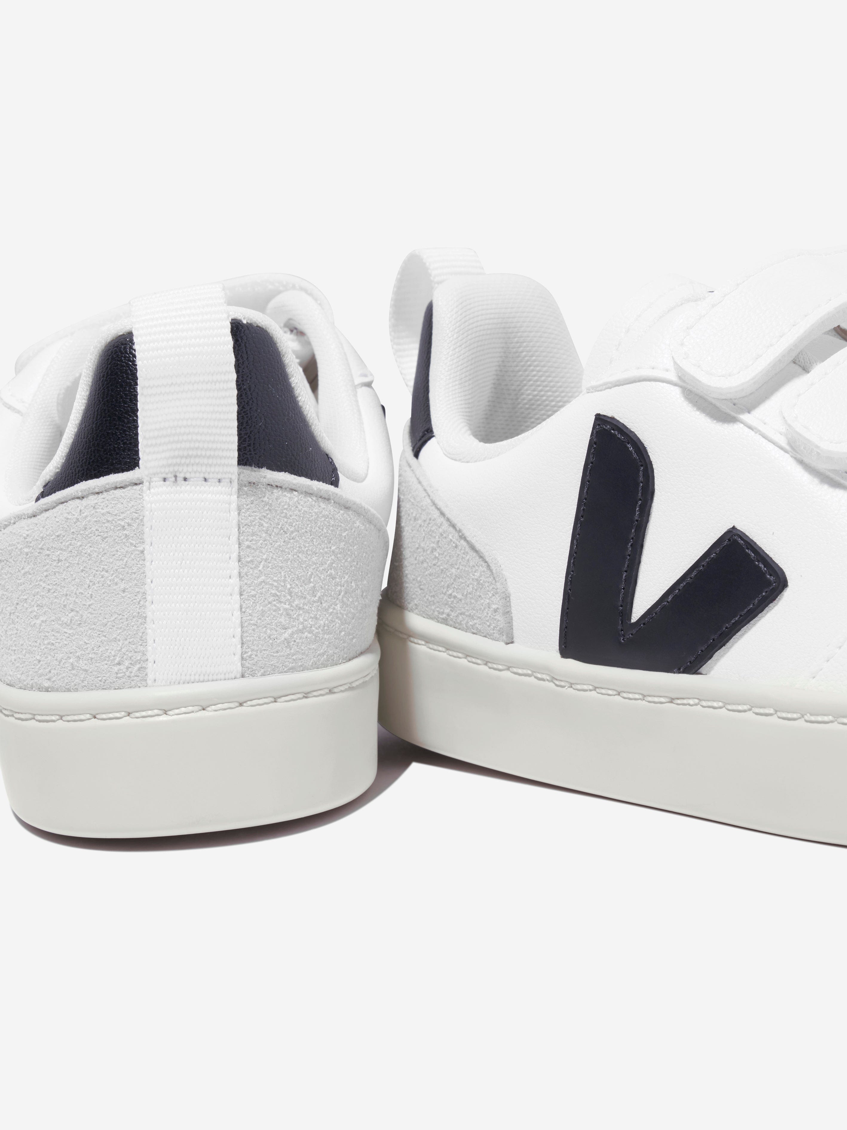 Veja Kids Canvas V-10 Trainers in White Cheap Sale Cheap