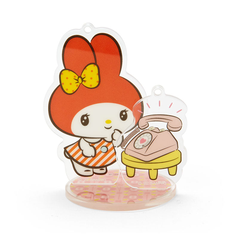 My Melody Acrylic Keychain and Stand (Retro Room Series) Extremely For Sale