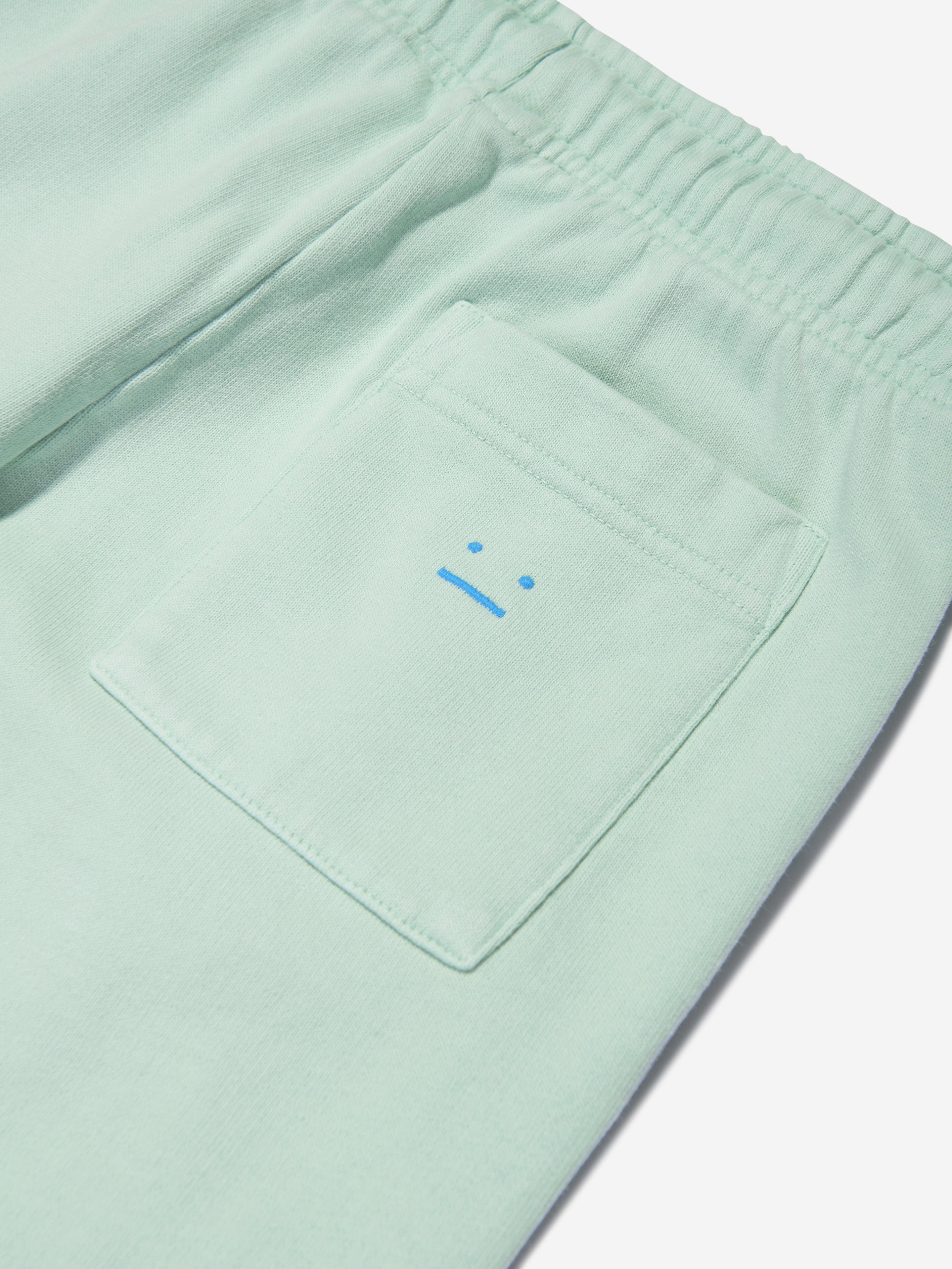 Acne Studios Kids Logo Joggers in Green Clearance Classic