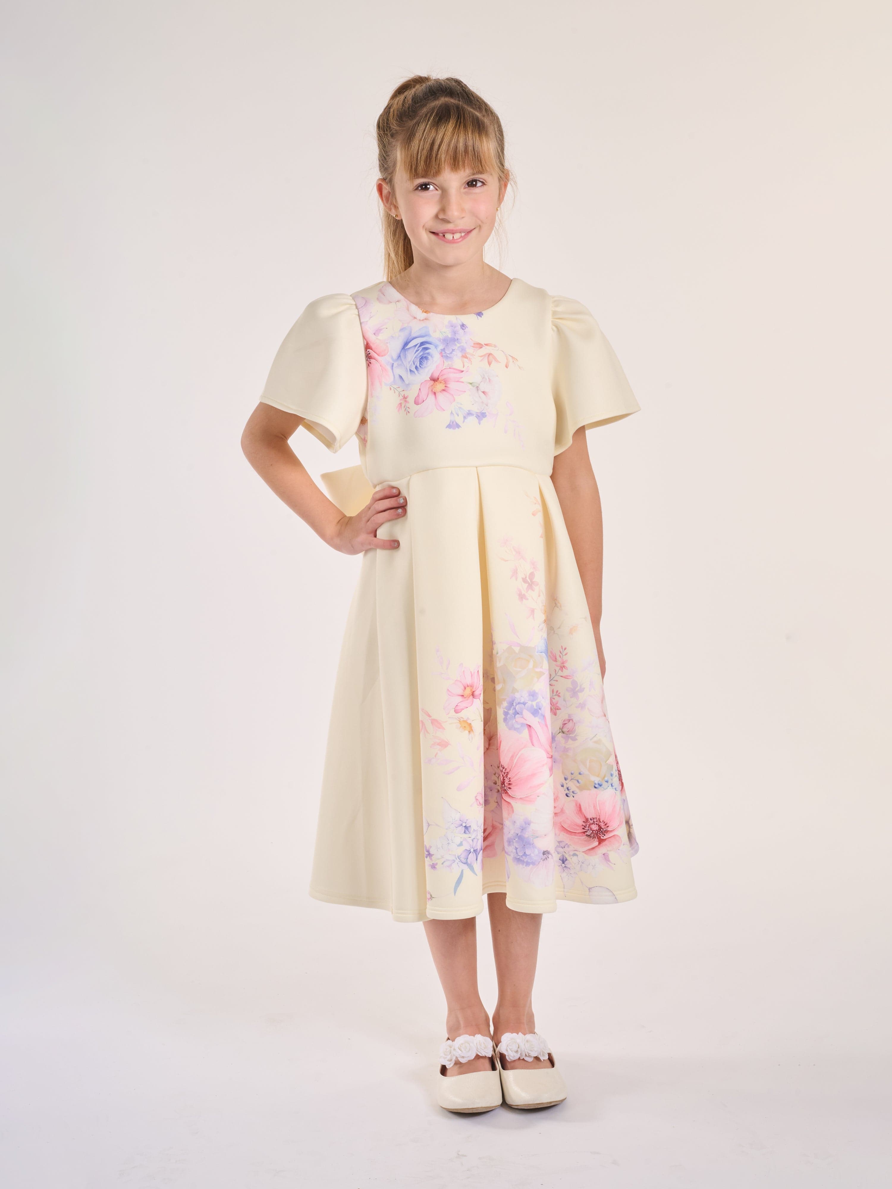 Girls Sunlight Serenade Dress in Yellow Cheap Best Wholesale