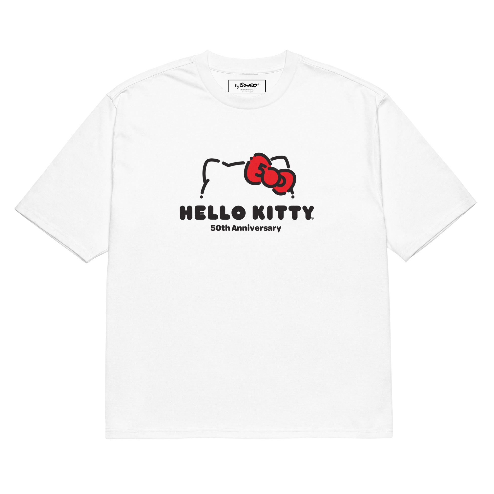 Hello Kitty 50th Anniversary Classic Oversized Tee Cheap Affordable
