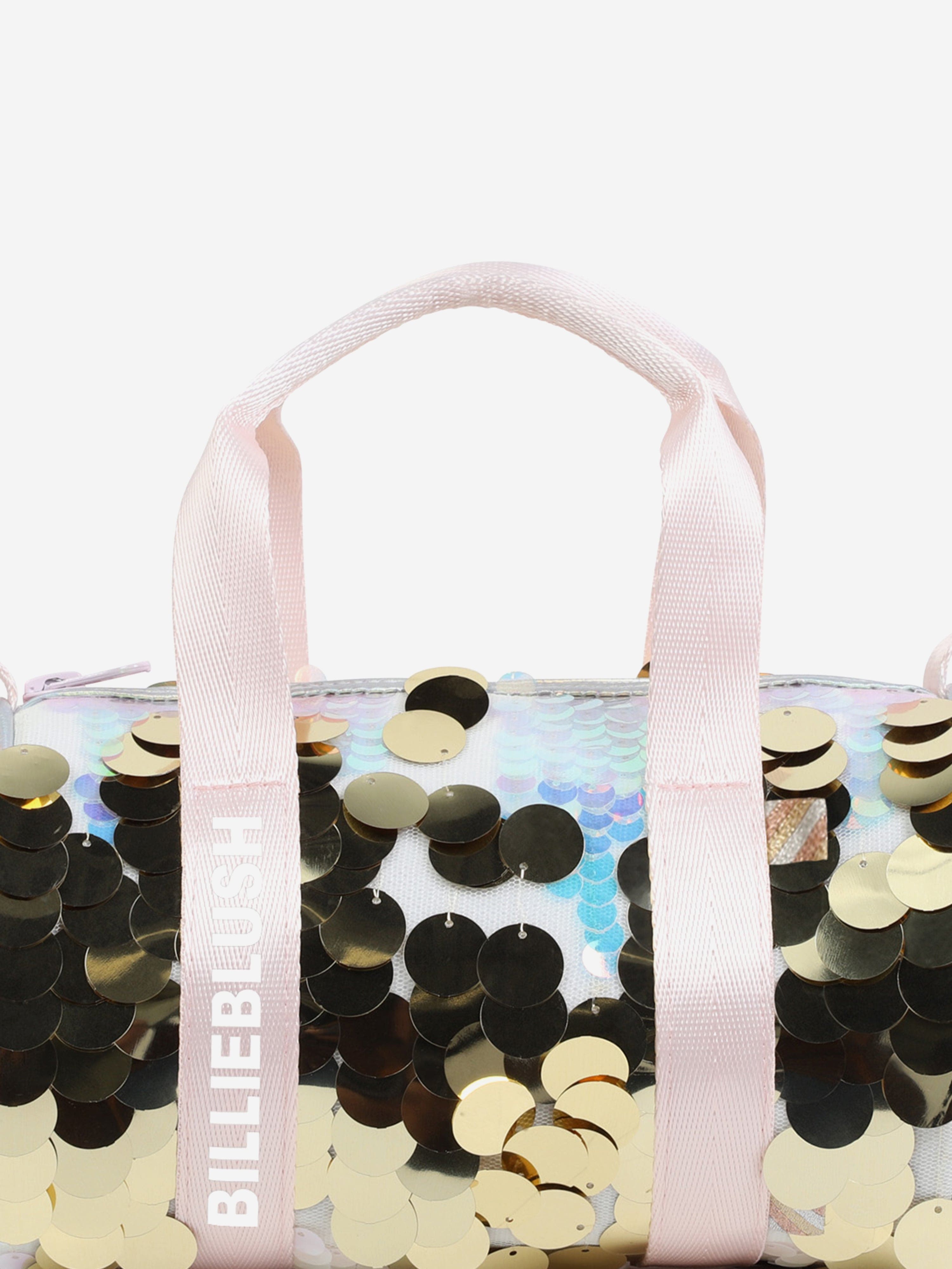 Girls Sequin Duffle Bag in White (20cm) Buy Cheap For Cheap