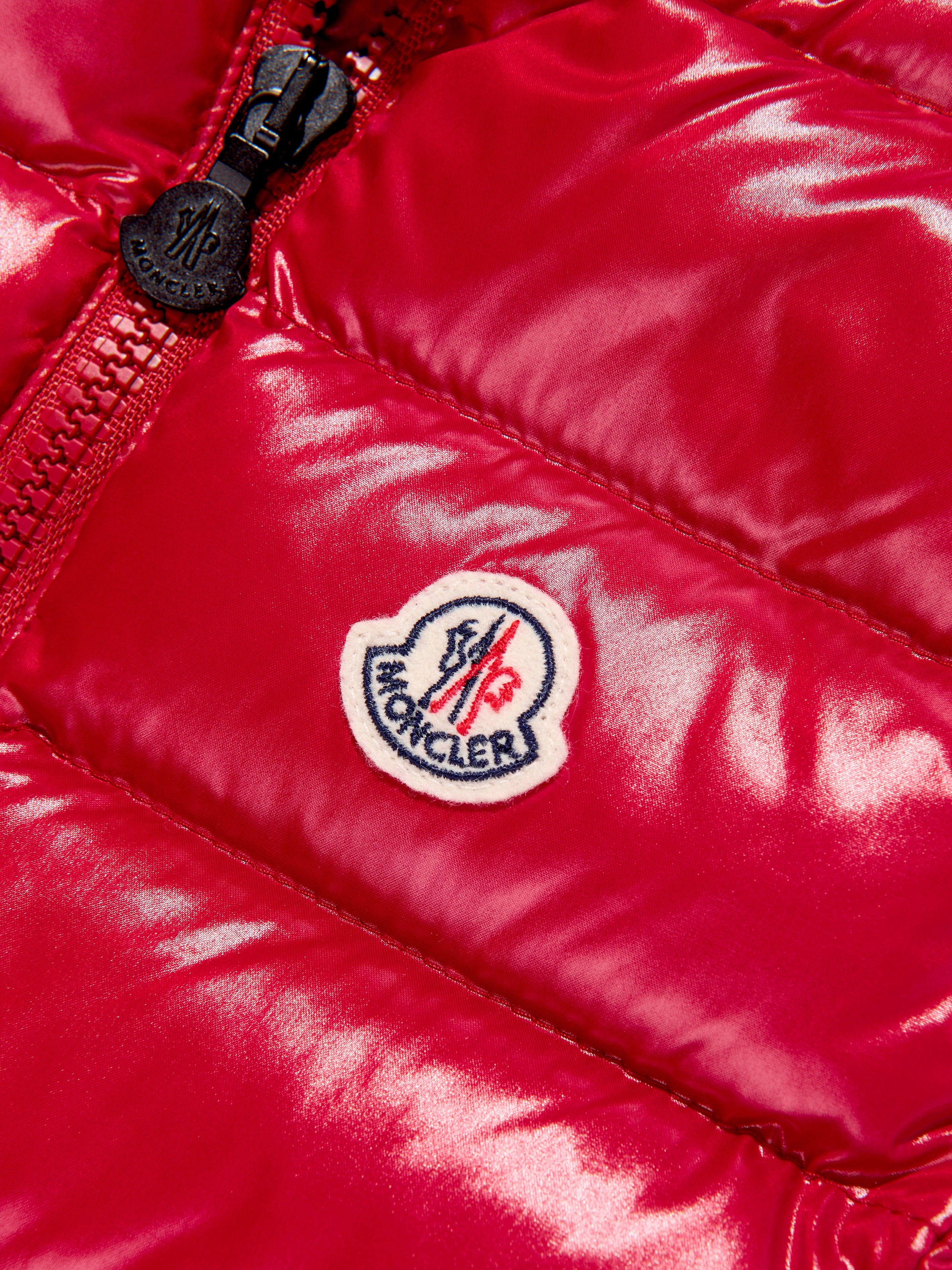 Moncler Enfant Girls Down Padded Ghany Gilet in Red The Cheapest Cheap Online