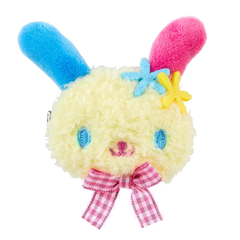 U*SA*HA*NA Plush Hair Clip (Gingham Bow) Outlet Largest Supplier