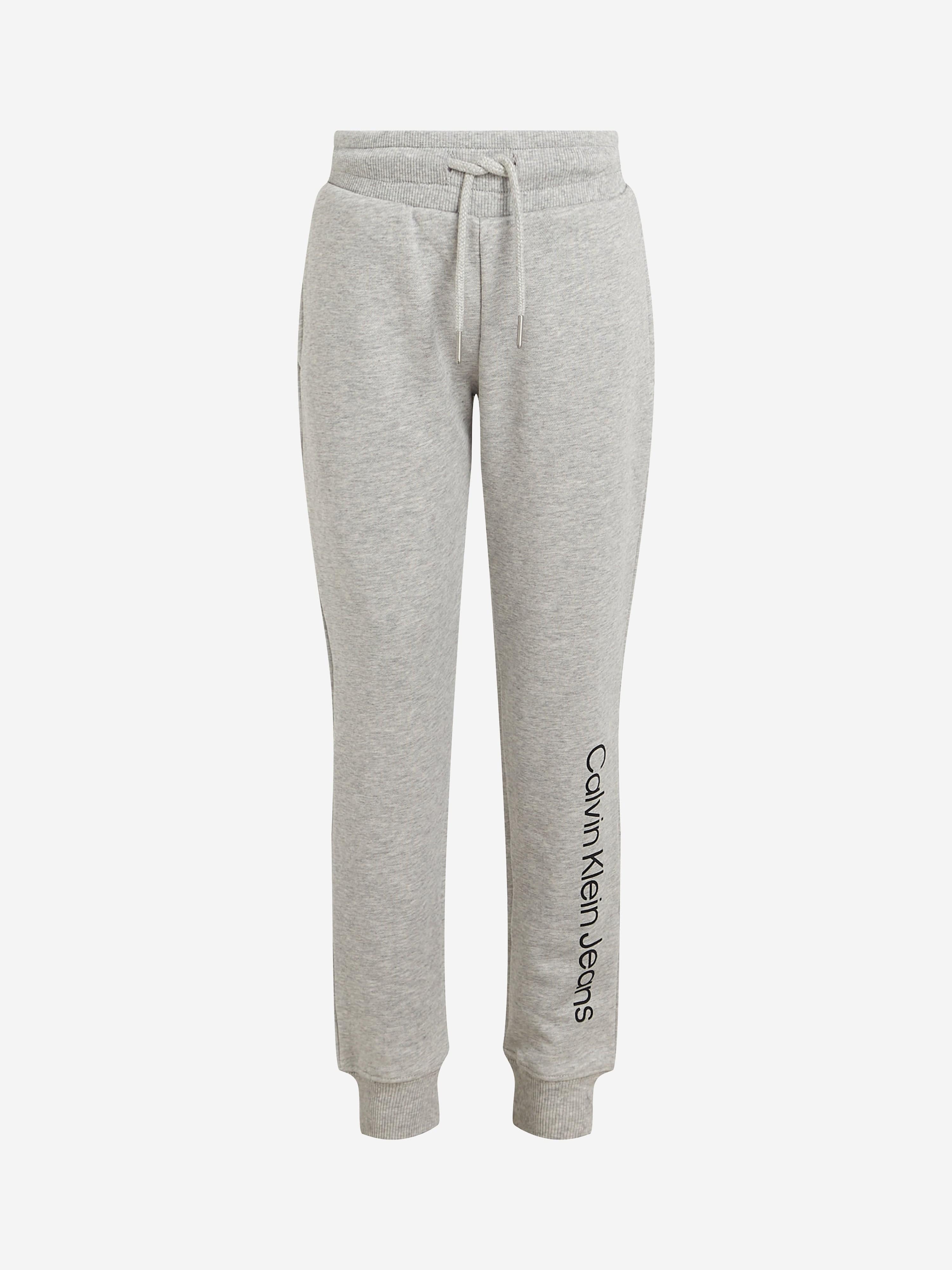 Calvin Klein Kids Logo Joggers in Grey Clearance Marketable