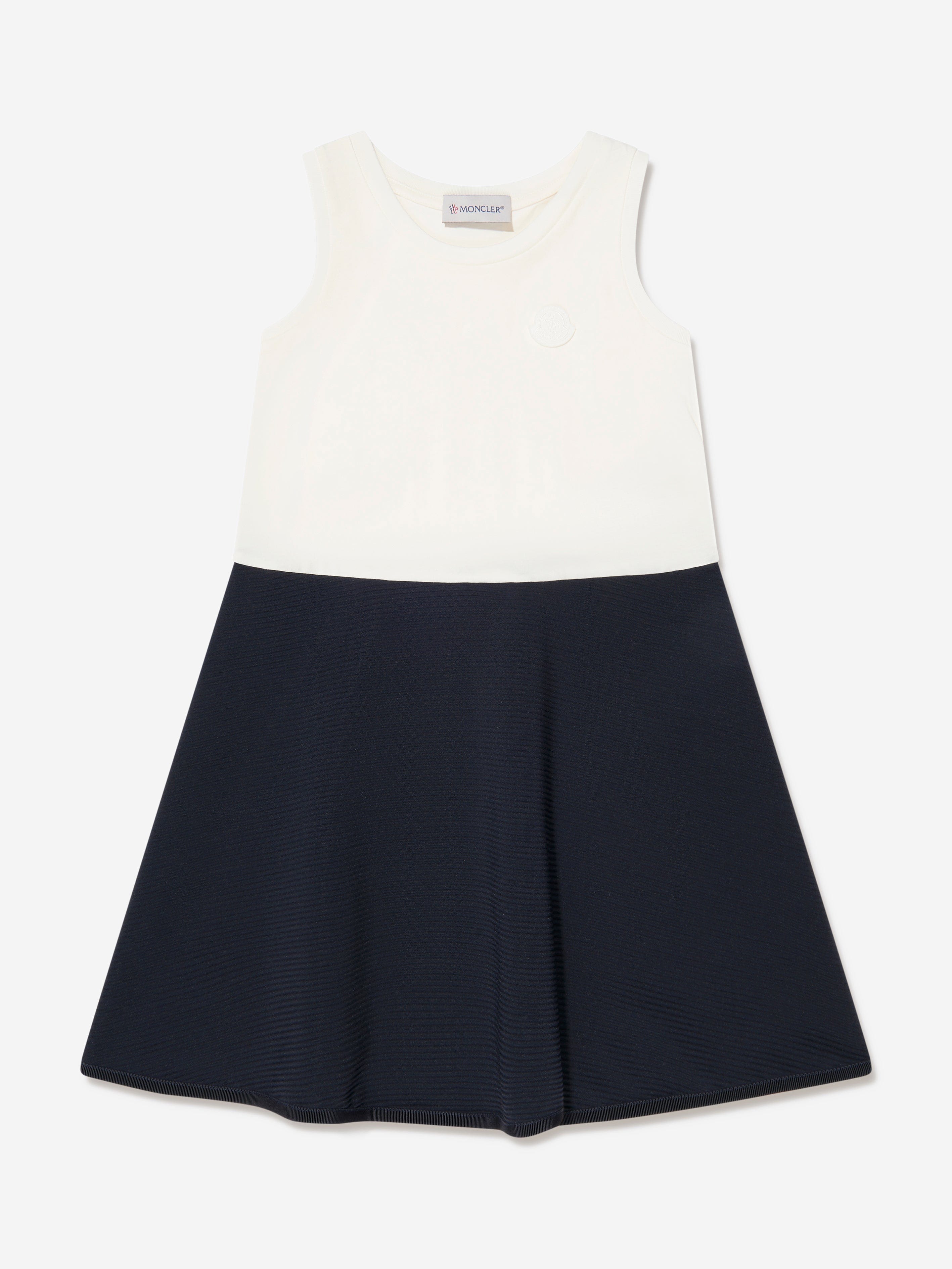 Moncler Enfant Girls Colourblock Dress in Navy Cheap Best Place