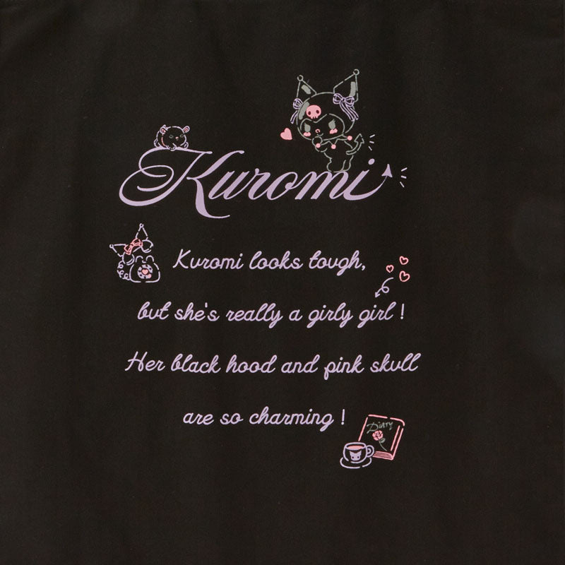 Kuromi Canvas Easy Tote Bag (Black) Buy Cheap For Cheap