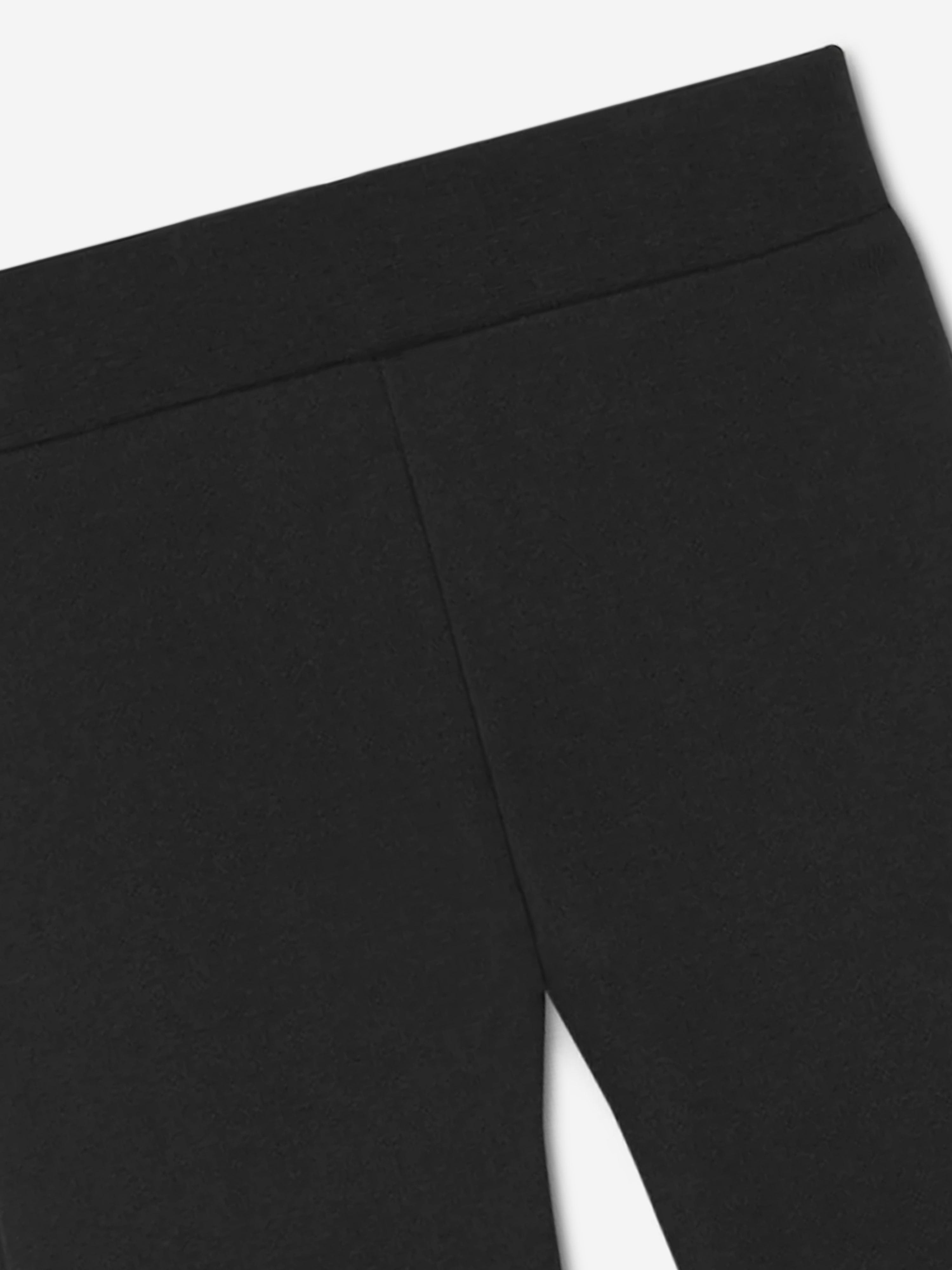 Versace Girls Flared Logo Joggers in Black Sale Visa Payment