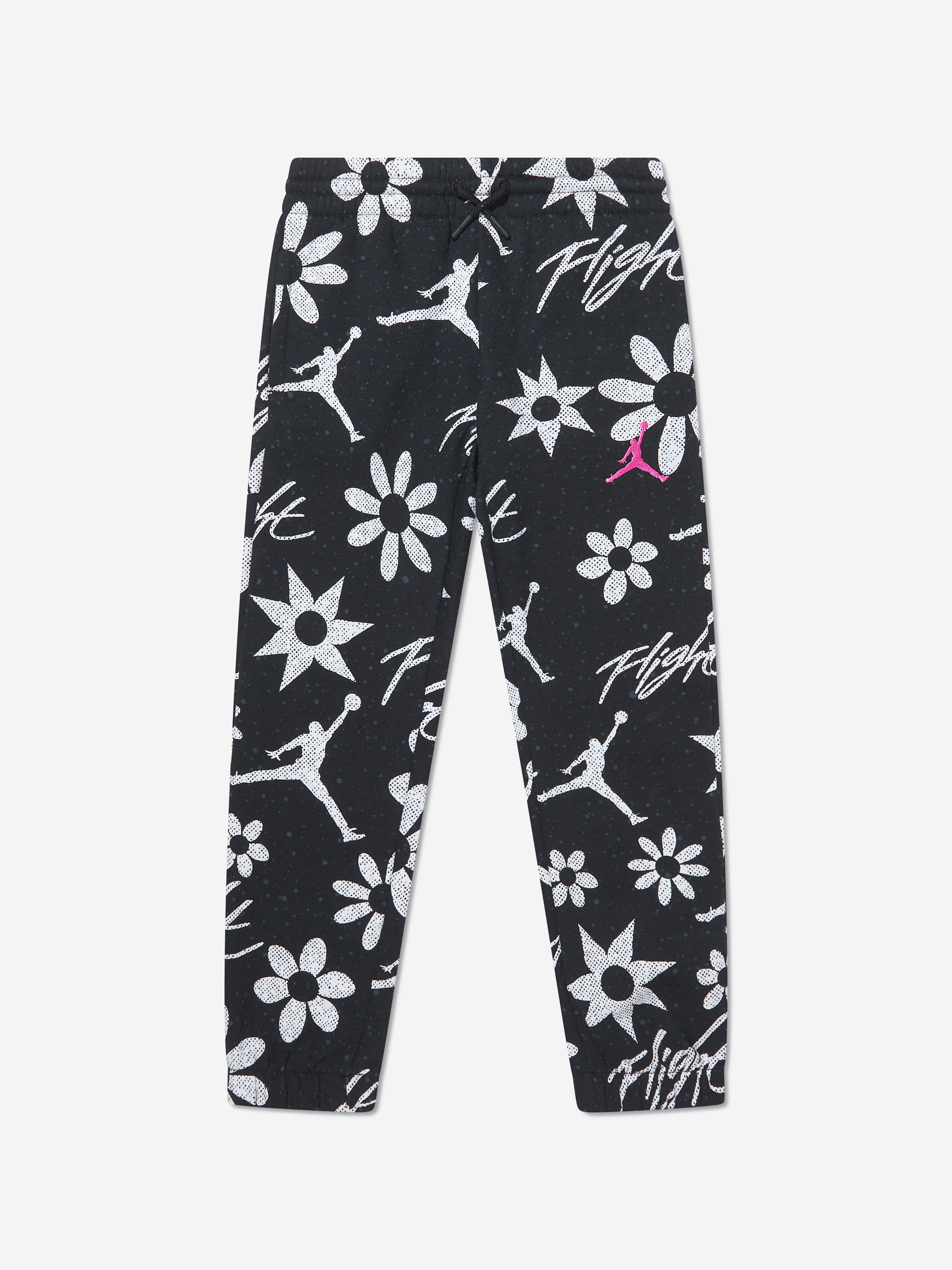 Jordan Girls Floral Flight AOP Joggers in Black Free Shipping Outlet Locations
