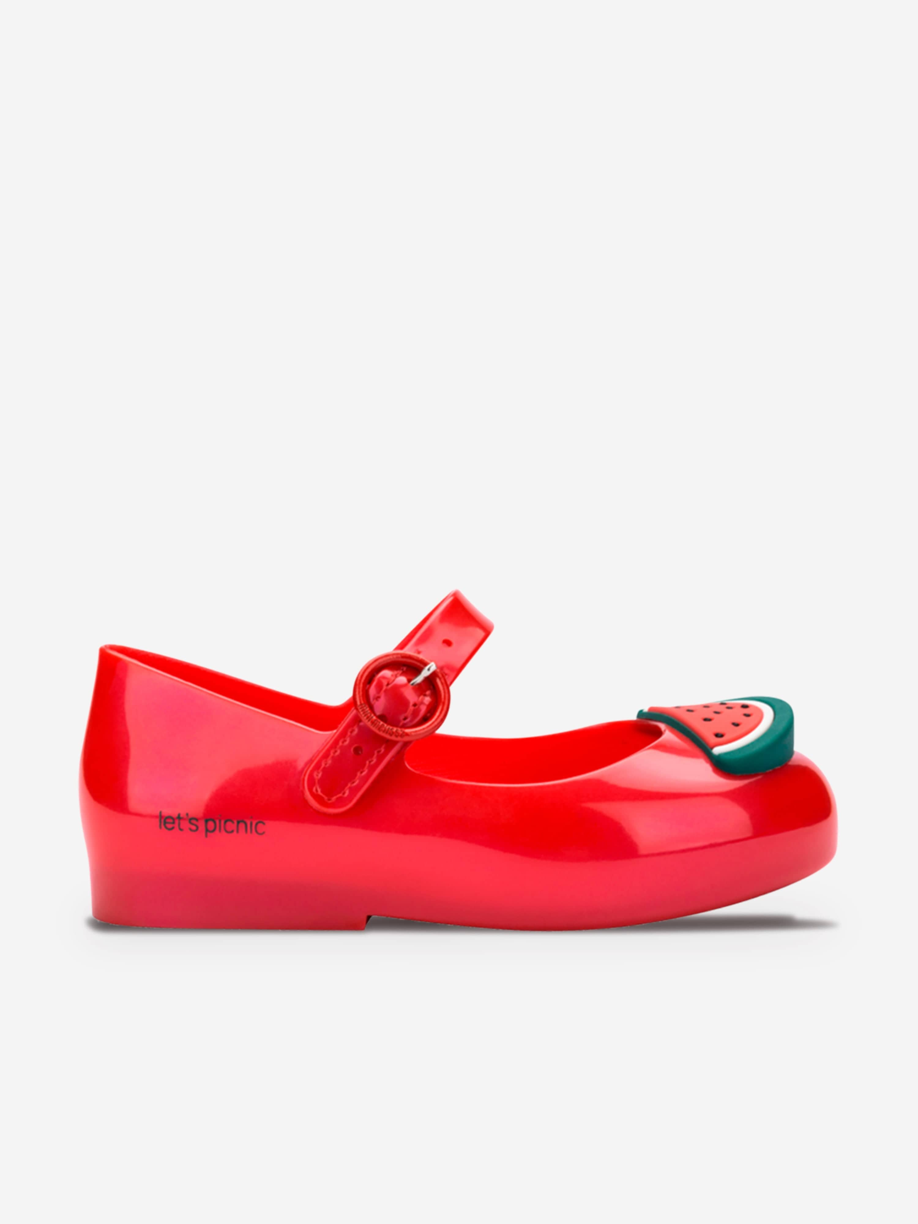 Girls Sweet Love Picnic Ballerinas in Red Shop Offer Cheap Online
