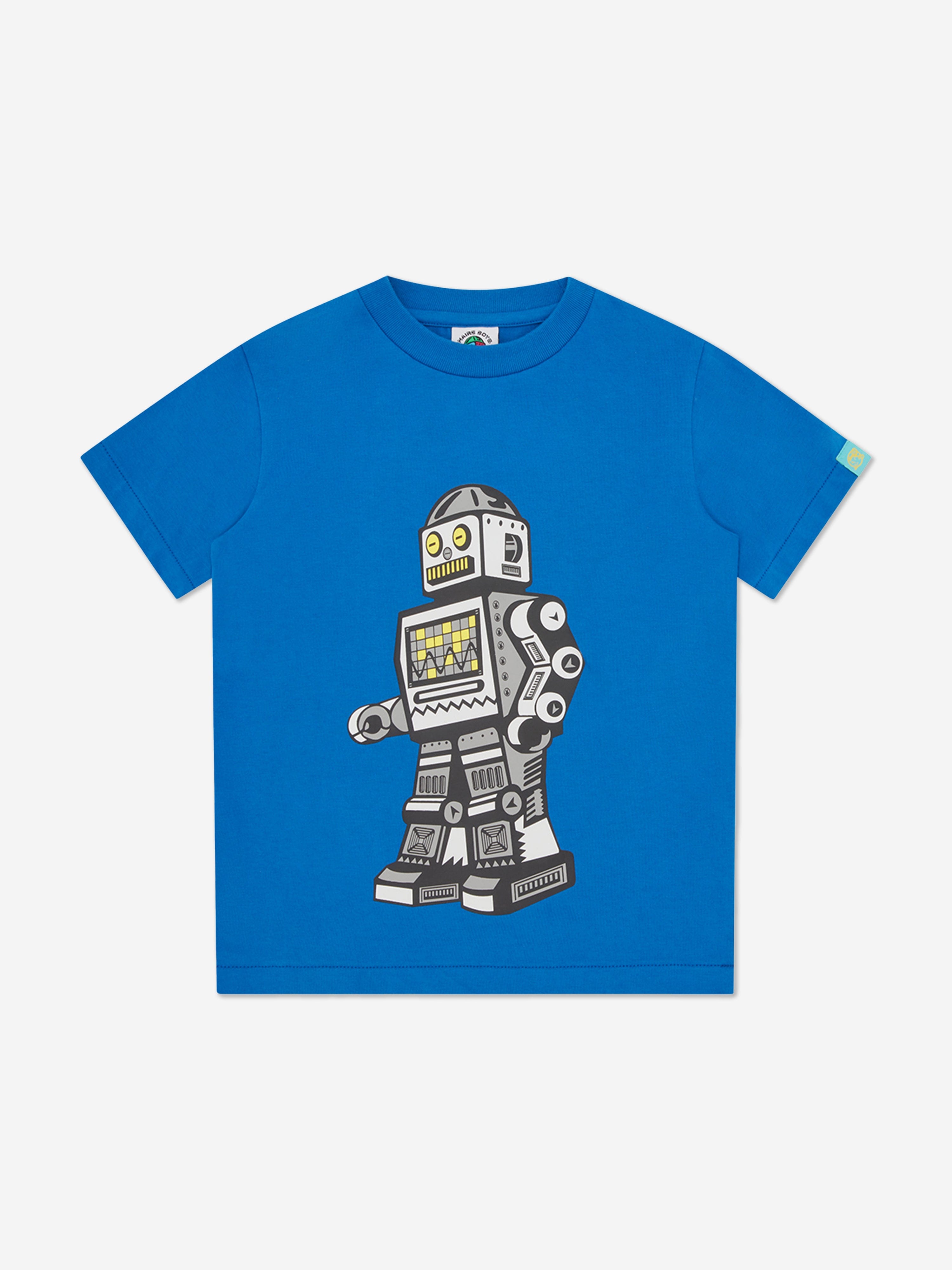 Billionaire Boys Club Kids Walking Robot T-Shirt in Blue Sast For Sale