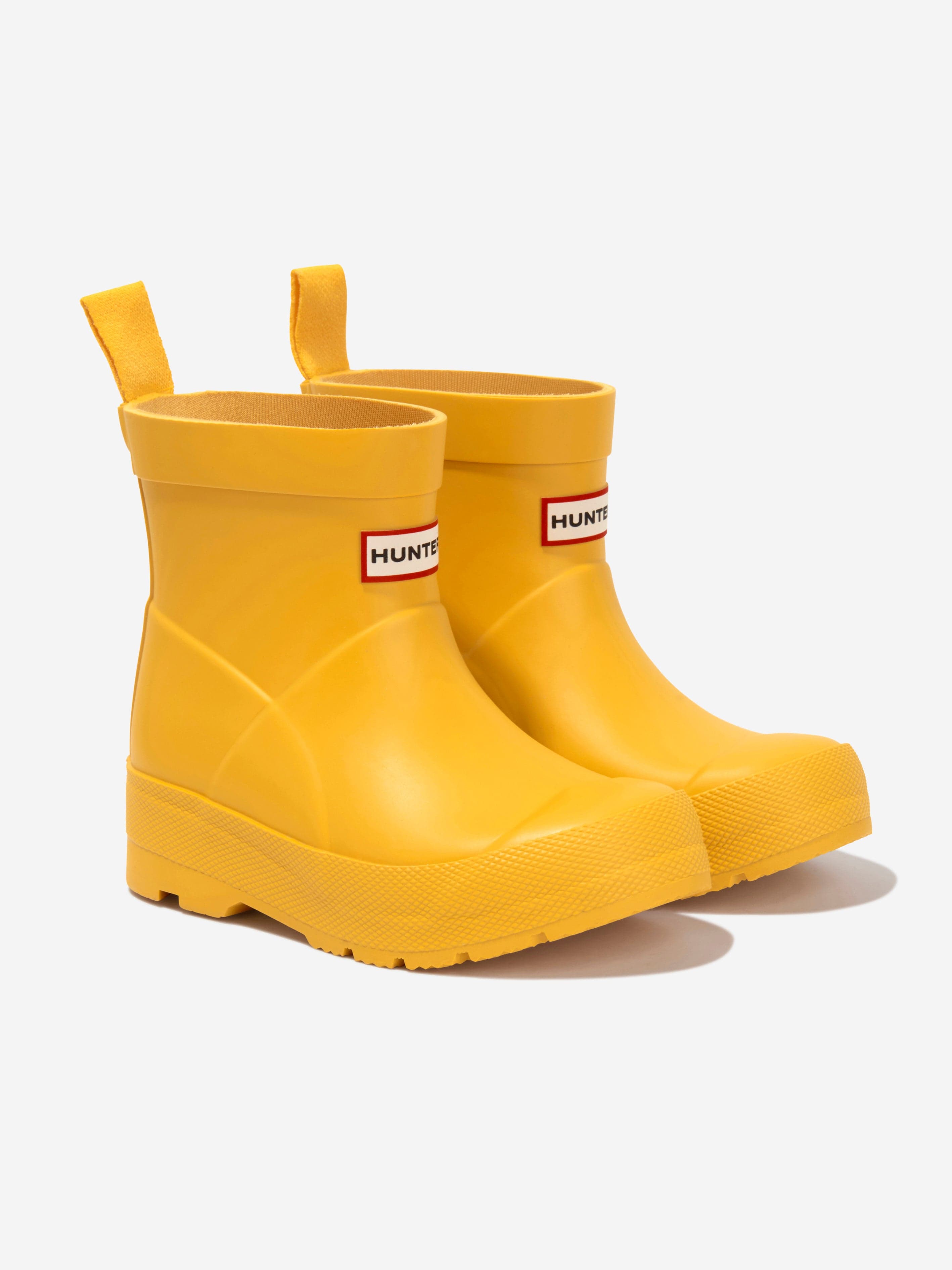Hunter Kids Play Wellington Boots in Yellow How Much Sale Online