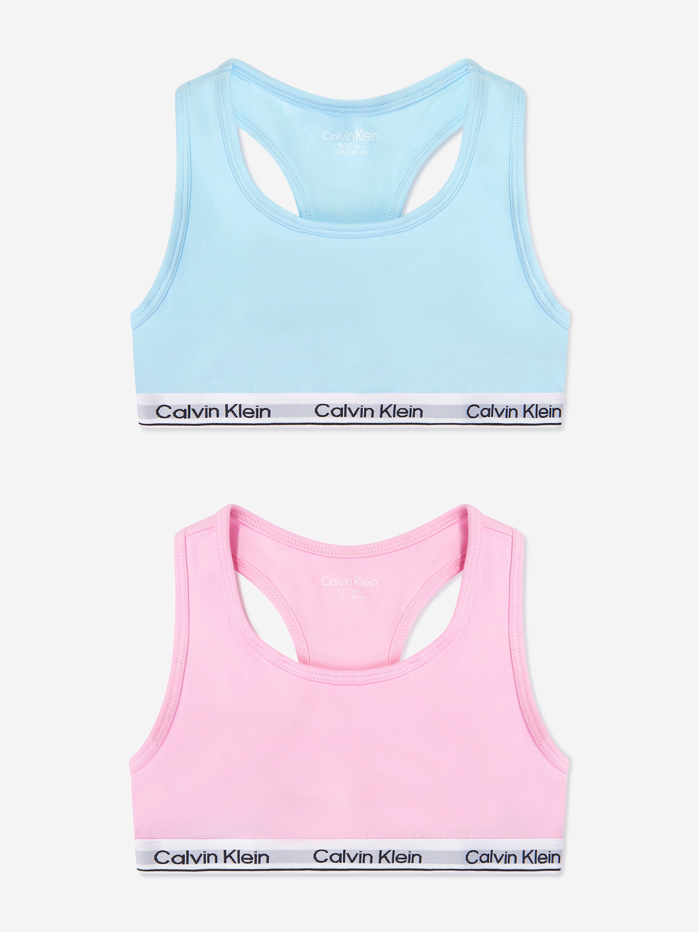 Calvin Klein Girls 2 Pack Bralette Set in Multicolour Cheap Genuine
