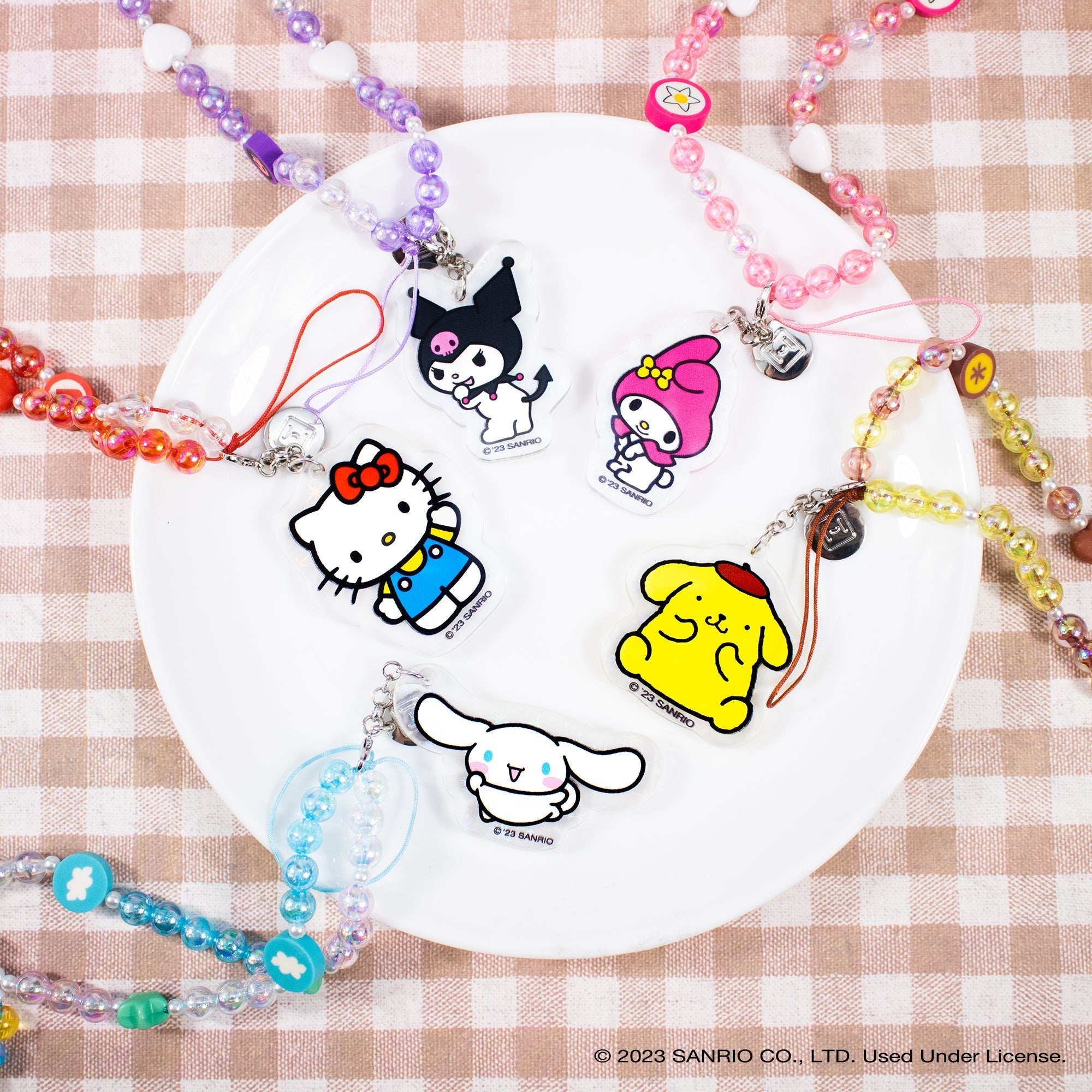 LittleTwinStars Beaded Charm Mobile Phone Wrist Strap Fast Delivery Cheap Online
