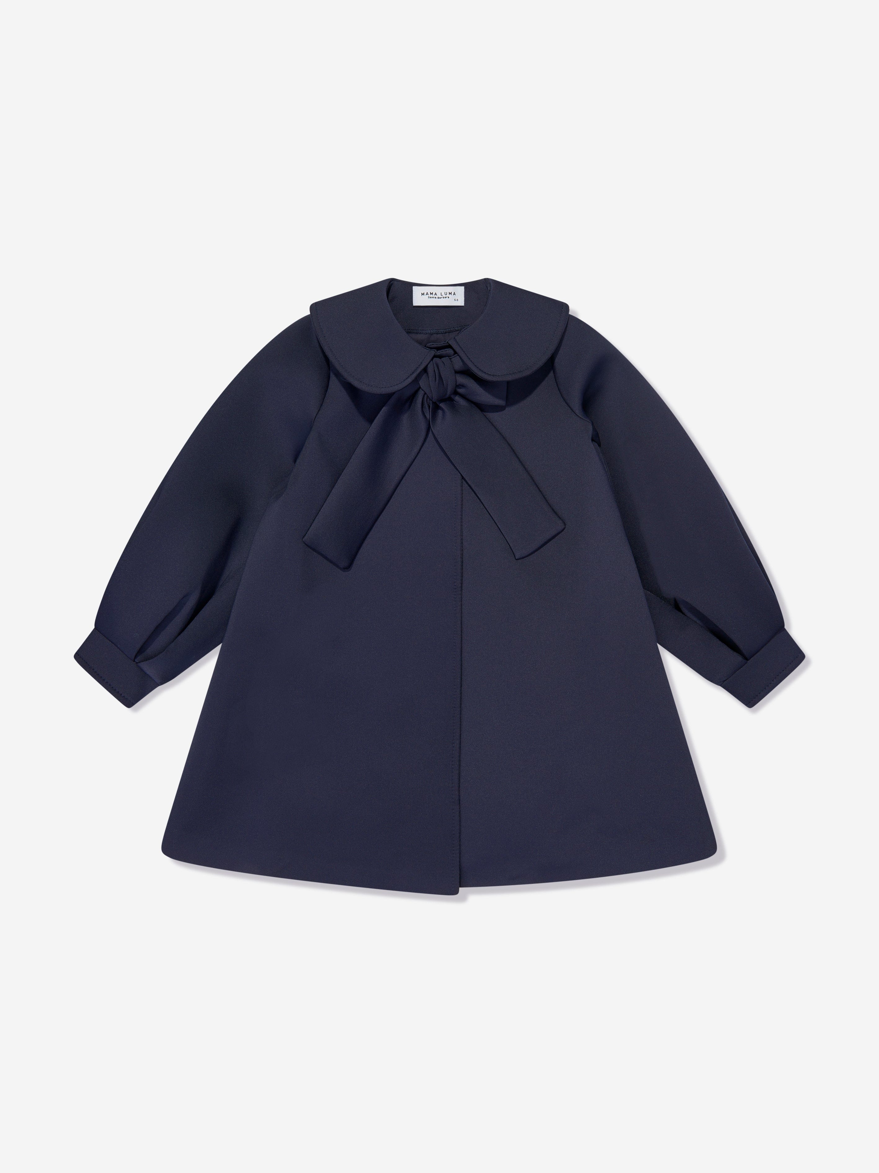 Mama Luma Girls Bow Detailed Jacket in Navy Ebay Cheap Pice