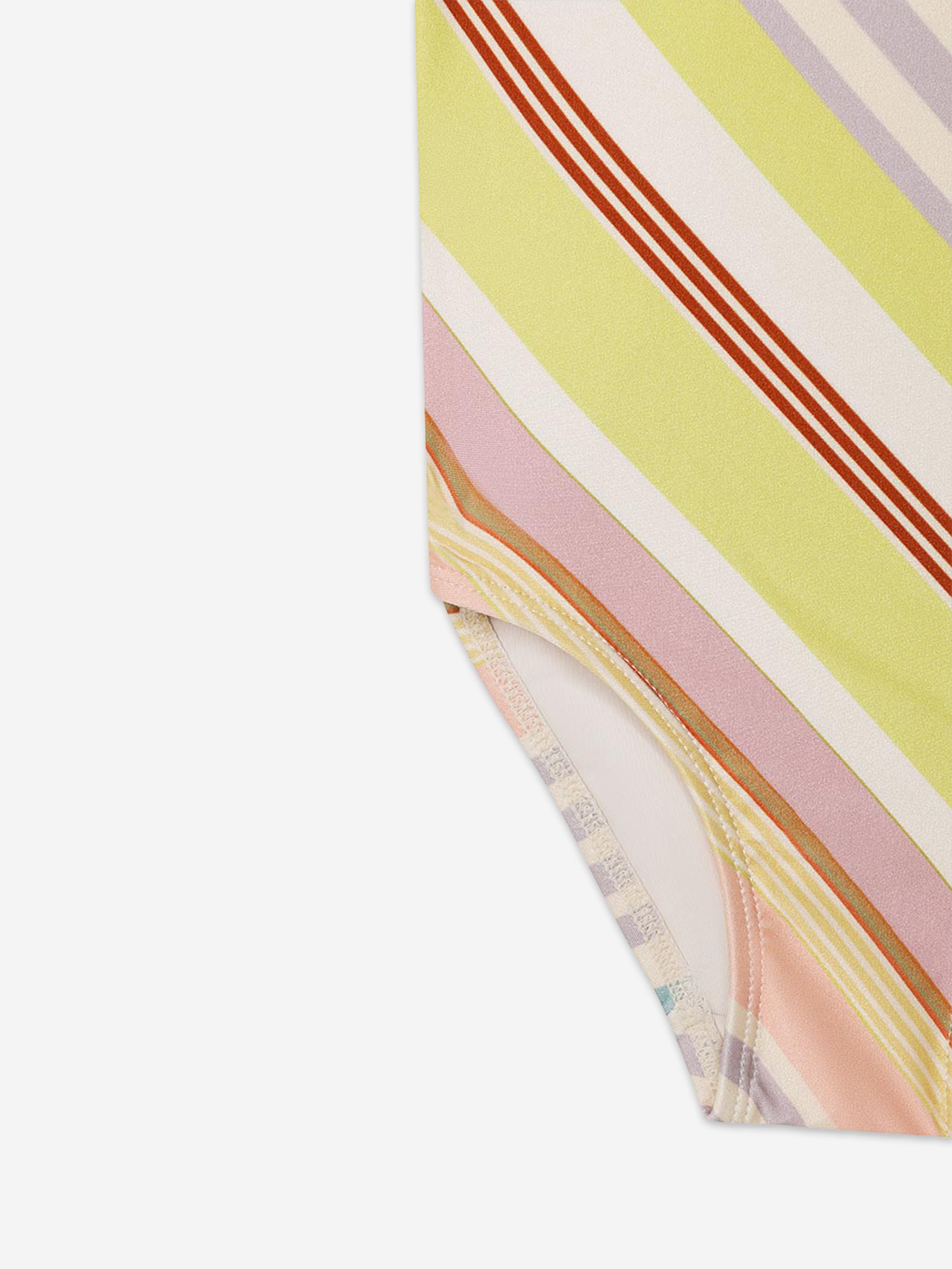 Girls Halliday Bow Shoulder Swimsuit in Multicolour Sale Low Pice Fee Shipping