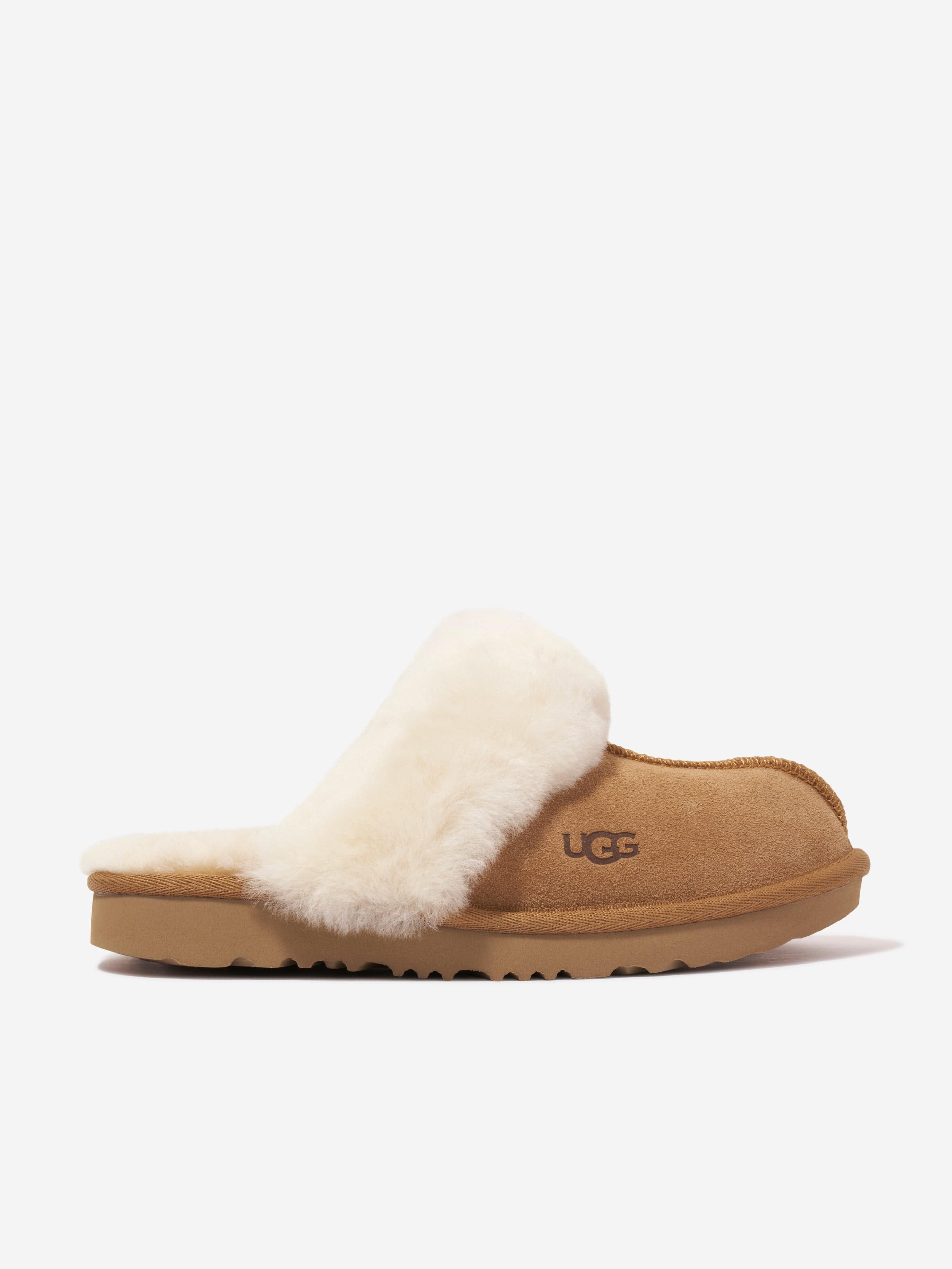 UGG Girls Cozy II Slippers in Brown Perfect Cheap Online