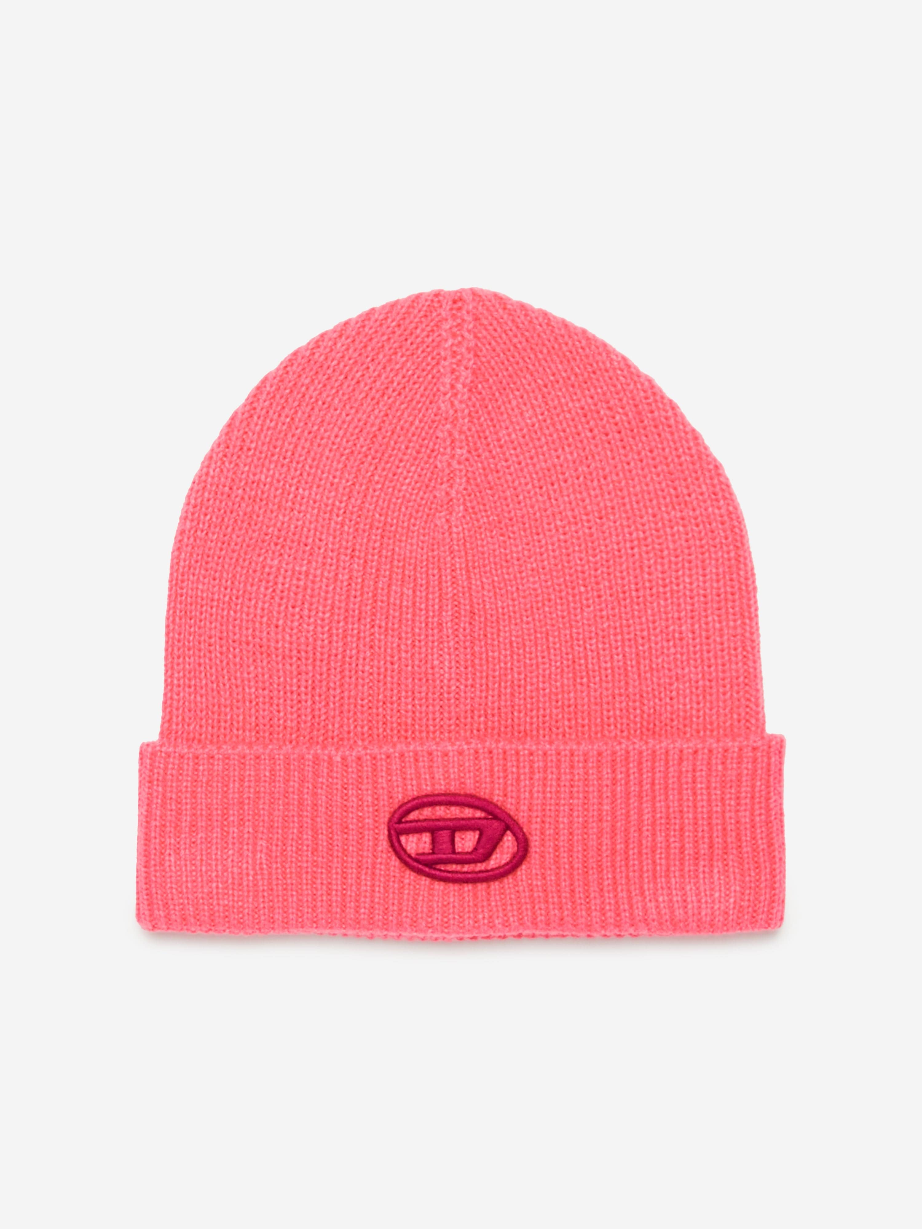Diesel Girls Logo Beanie Hat in Pink Pay With Paypal Cheap Online