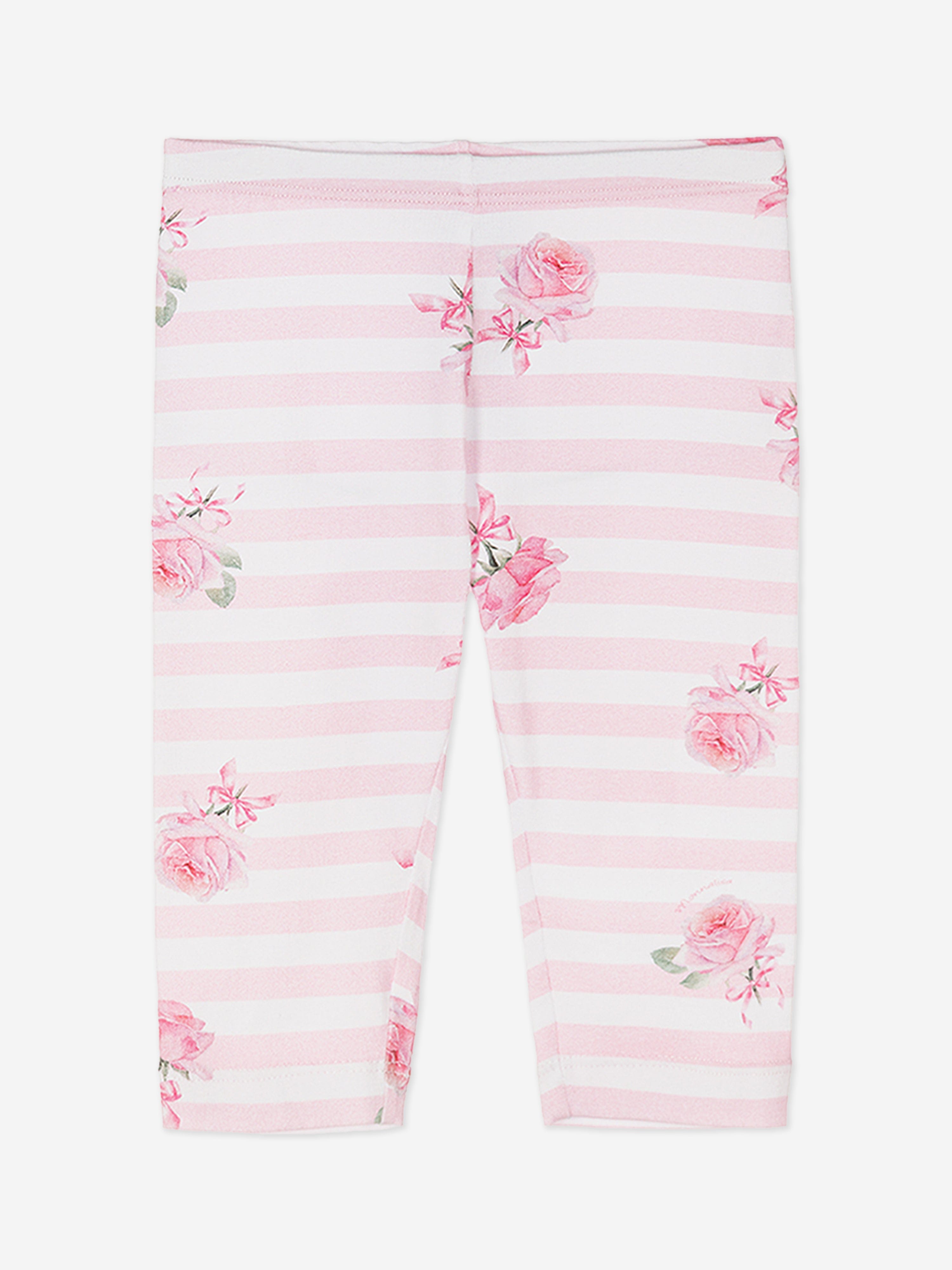 Baby Girls T-Shirt and Leggings Set in White Buy Cheap Low Shipping