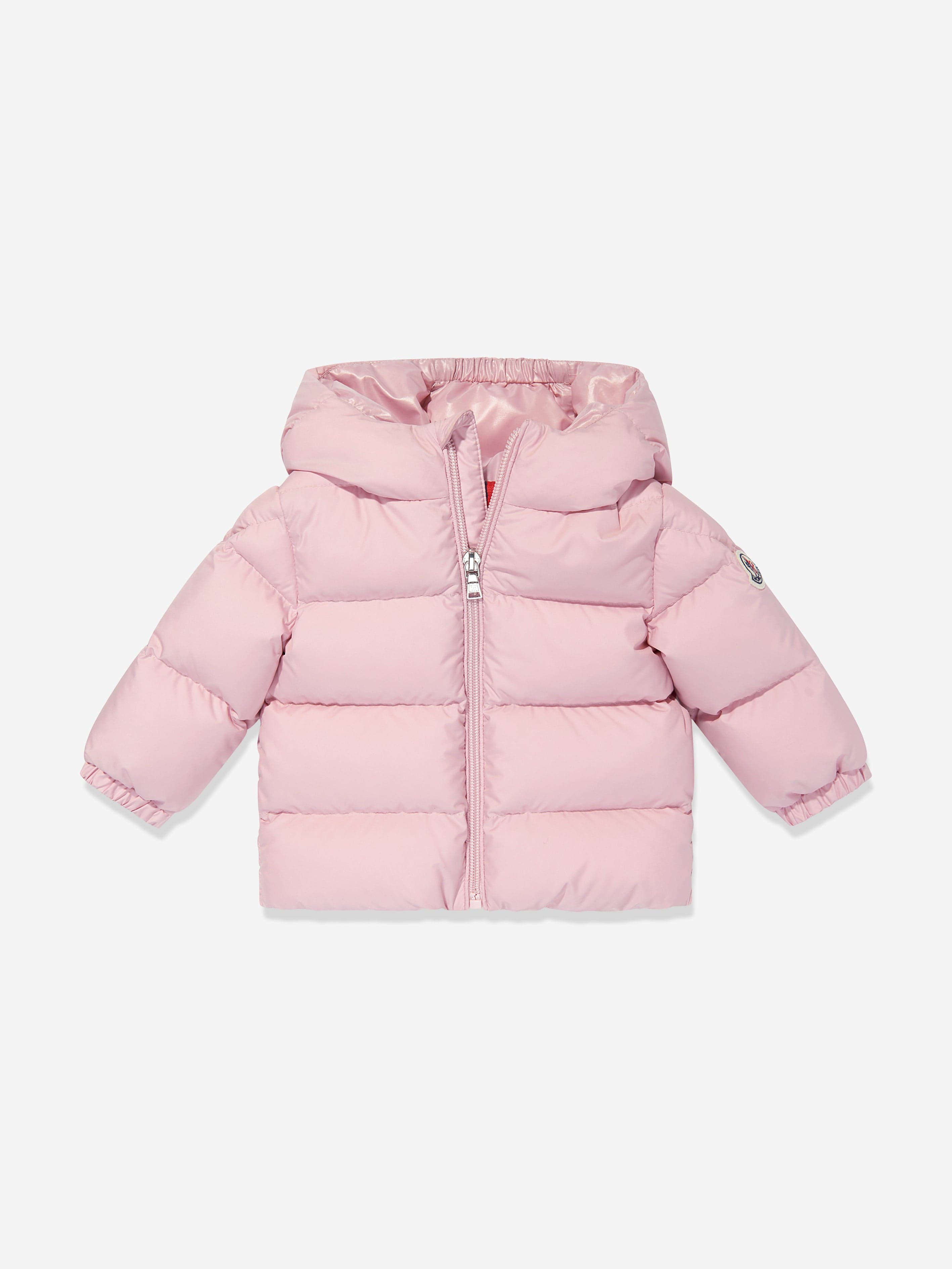 Moncler Enfant Baby Girls Down Padded Sharon Jacket in Pink Store With Big Discount
