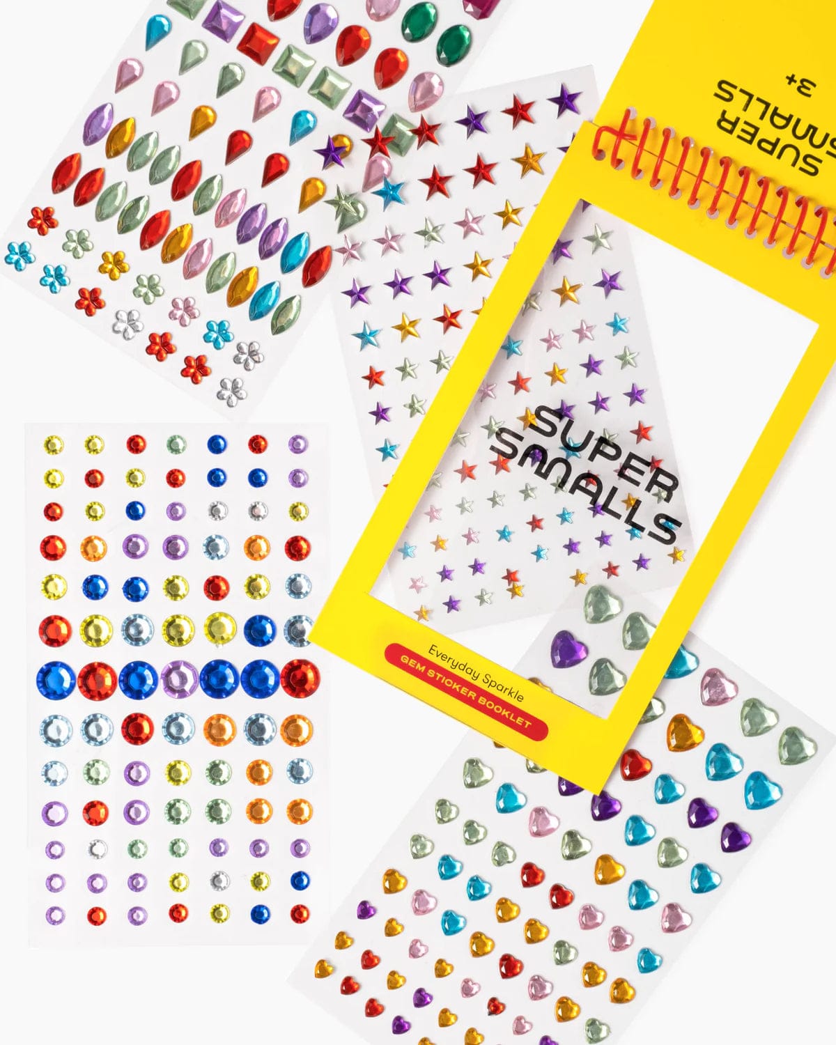 Super Smalls Girls Everyday Sparkle Page Jewel 4-Page Sticker Book in Black Outlet Great Deals