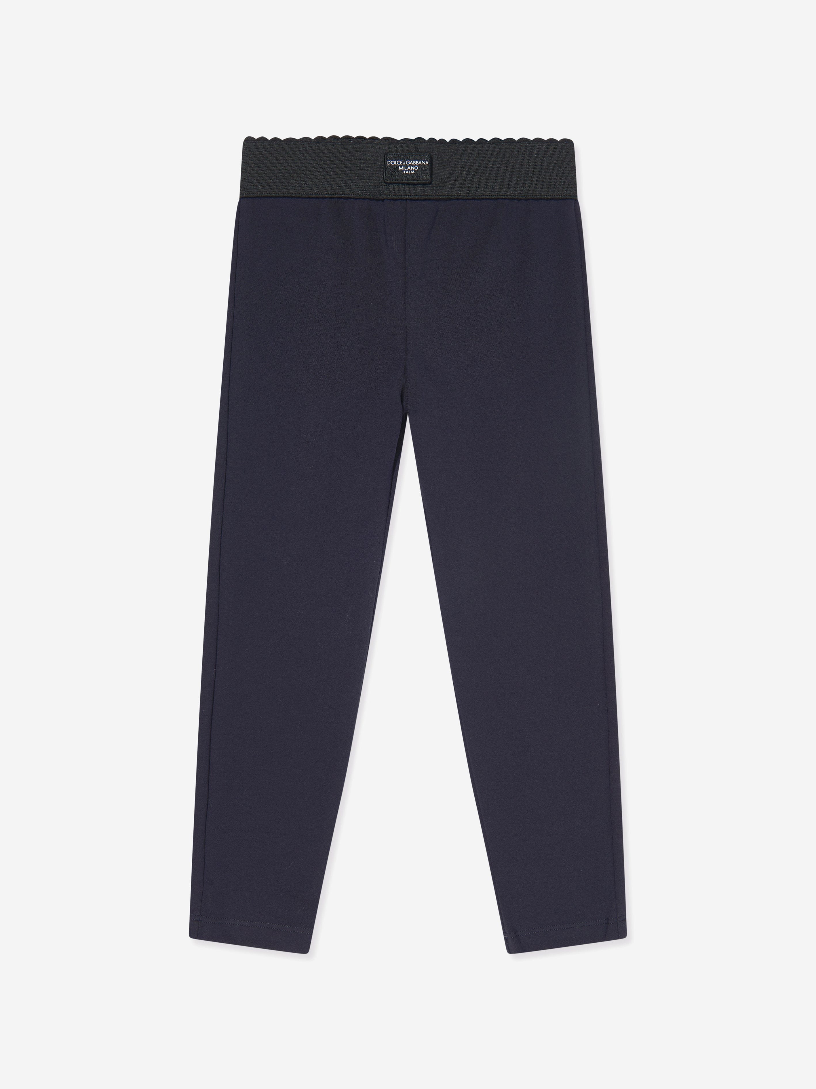 Dolce & Gabbana Girls Logo Leggings in Navy Buy Cheap Discounts