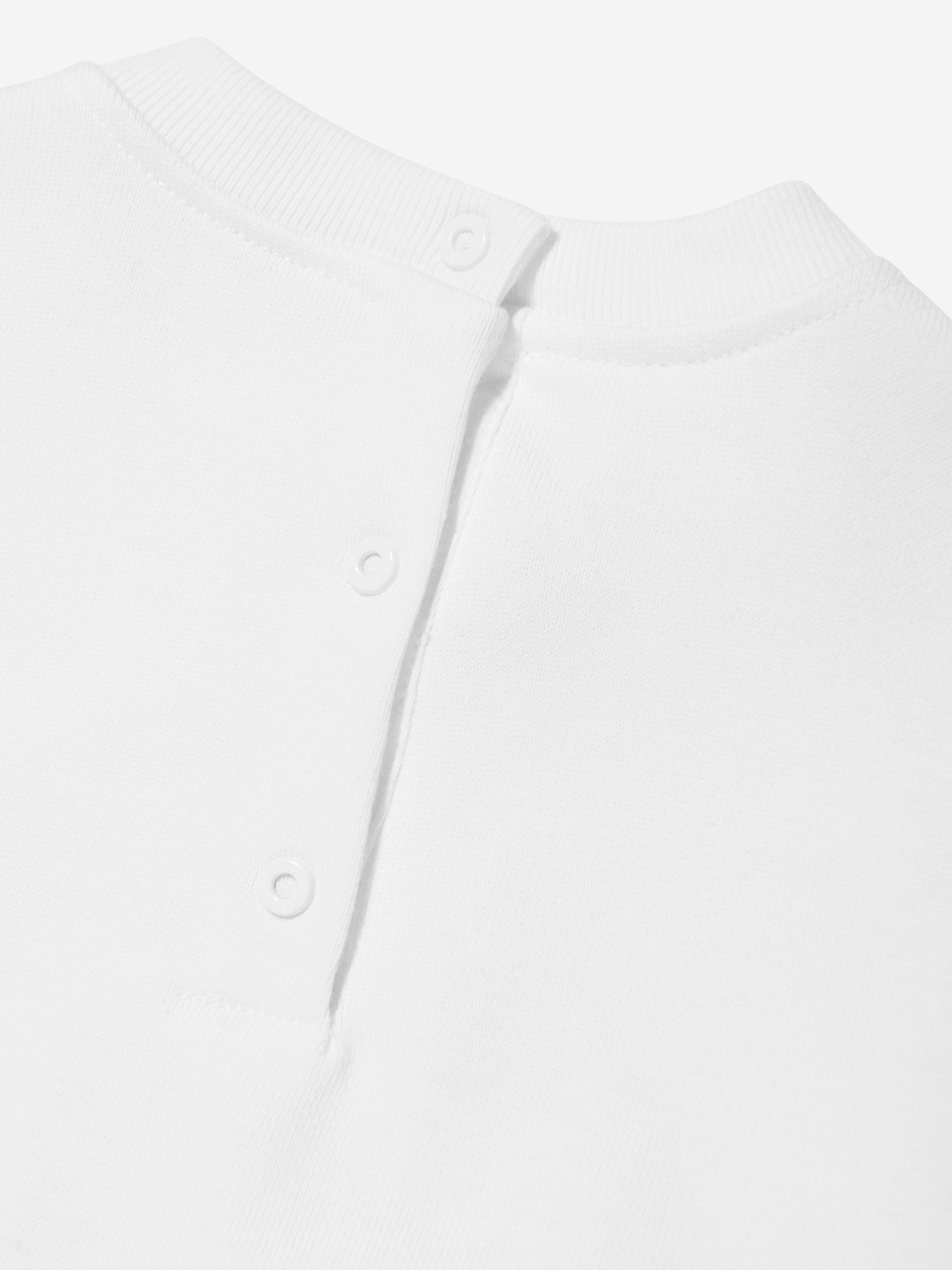 Fendi Baby Logo Sweatshirt in White Browse Cheap Online