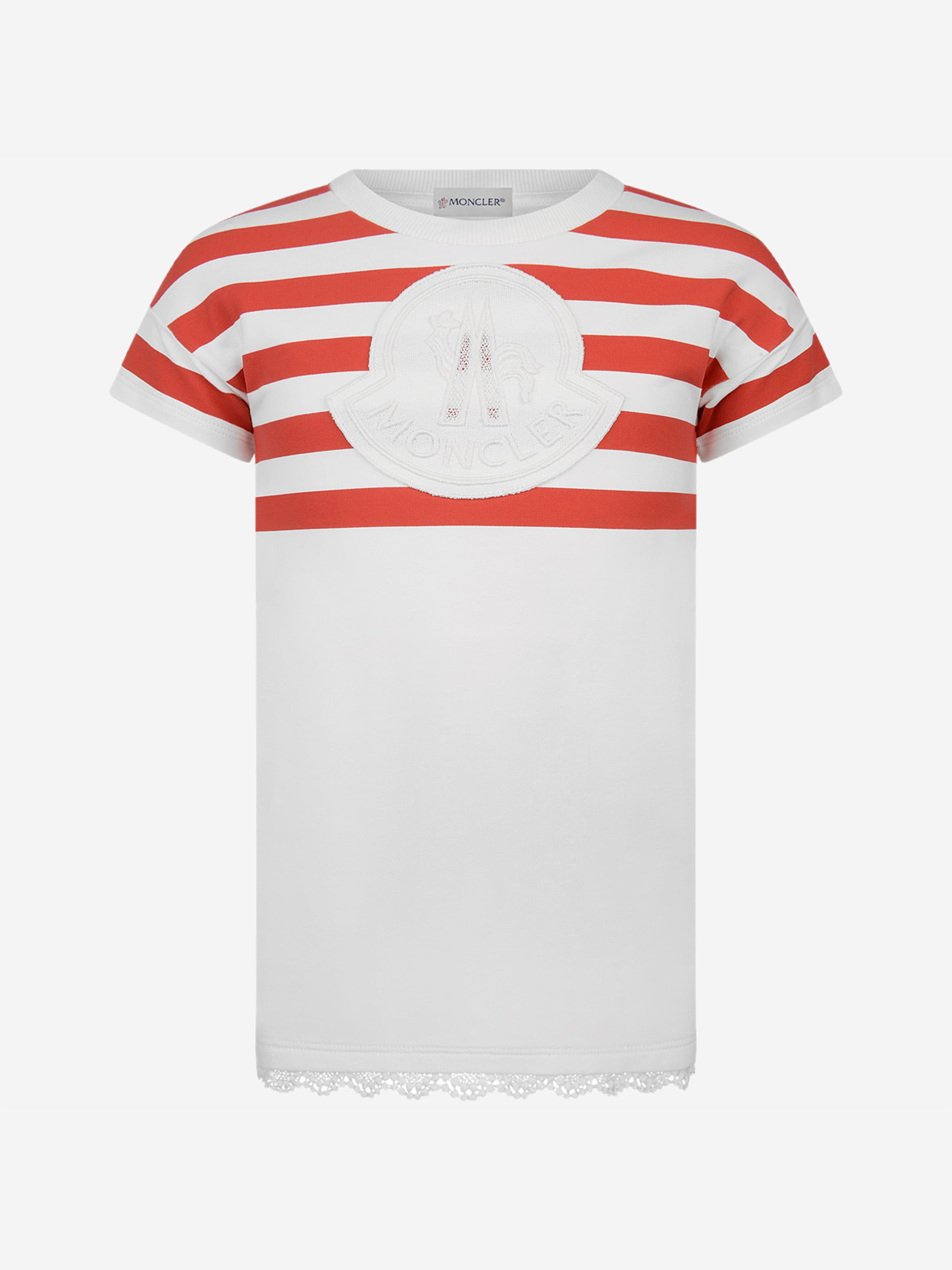 Moncler Enfant Girls Striped Dress Buy Cheap Deals