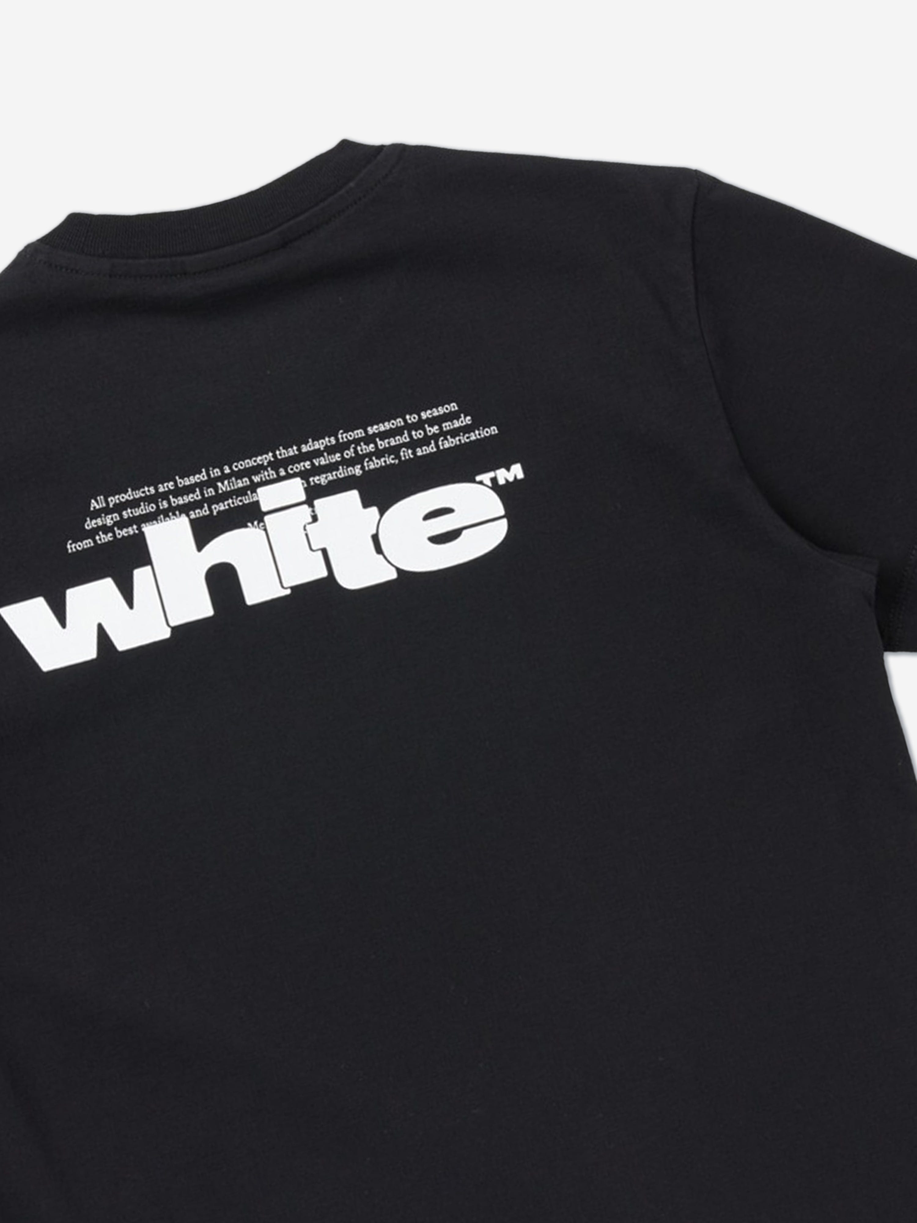 Off-White Kids Type Graphic T-Shirt in Black Sale Popular
