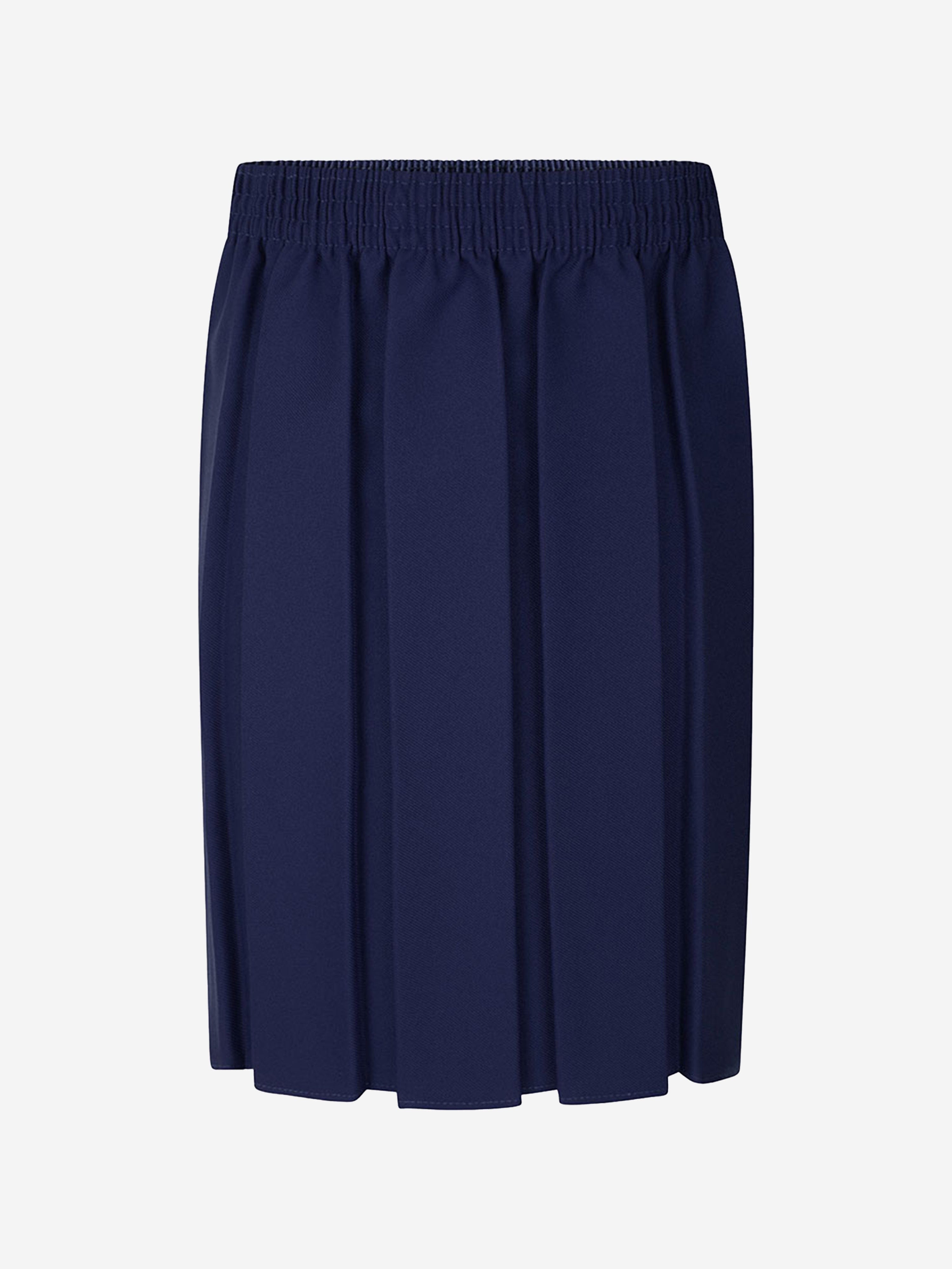 Zeco Girls School Box Pleat Skirt in Navy Cheap Pice Buy Discount