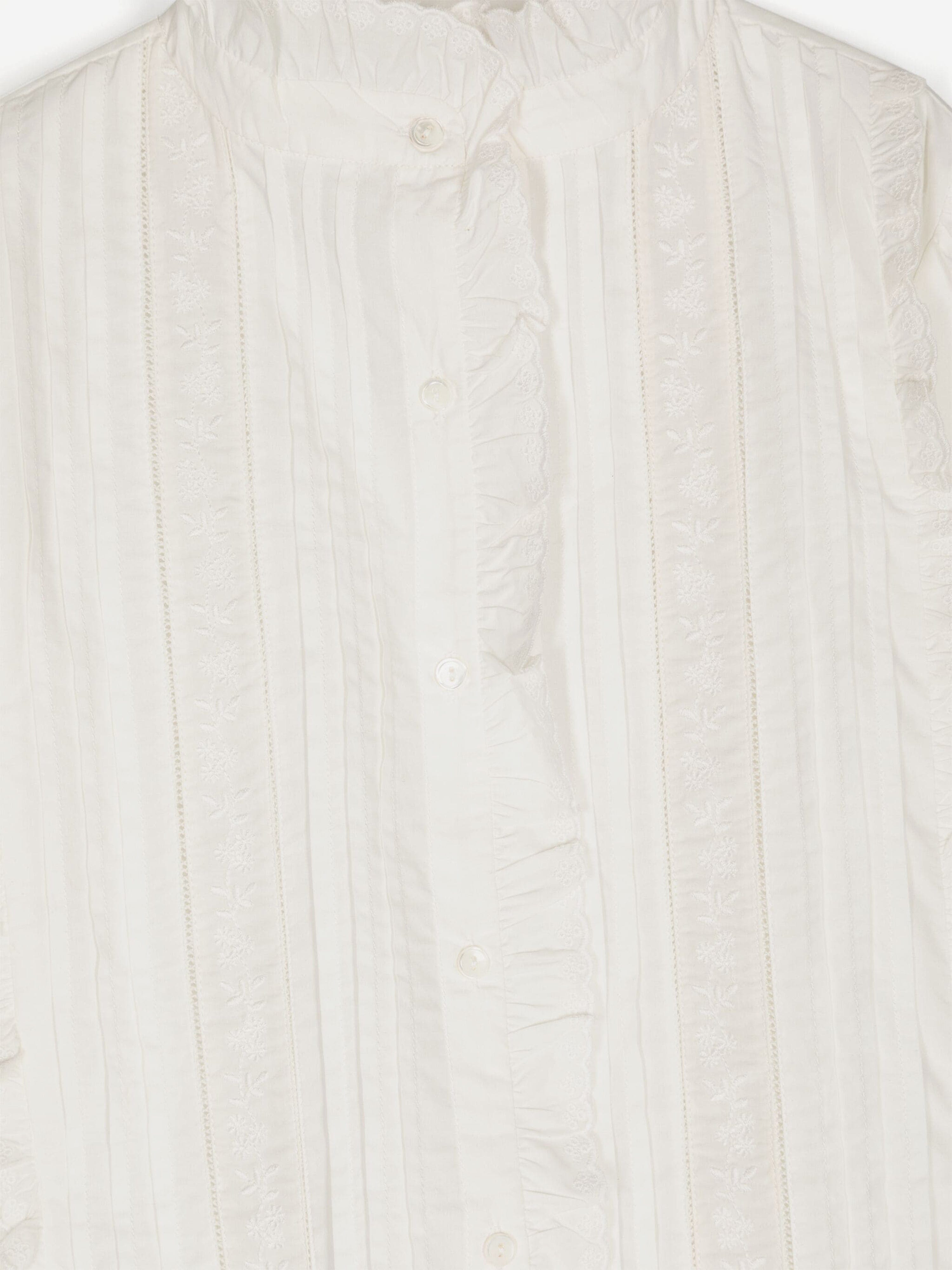 Bonpoint Girls Ginese Blouse in White Buy Cheap Factory Outlet