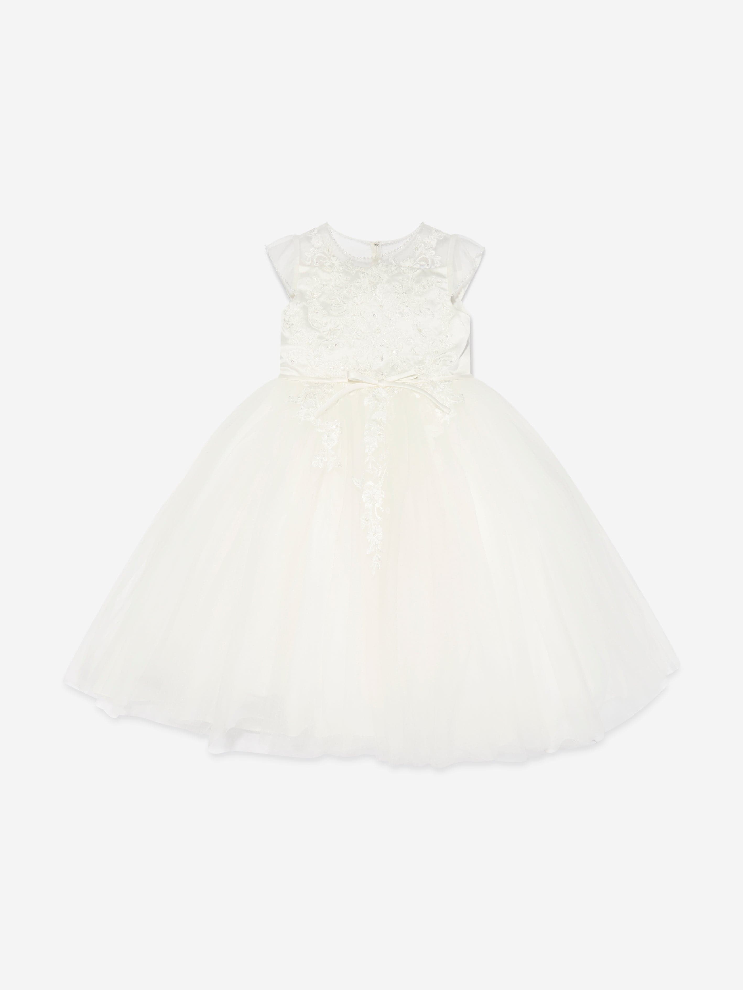 Sarah Louise Girls Ceremonial Ballerina Length Dress in Ivory Sale Recommend