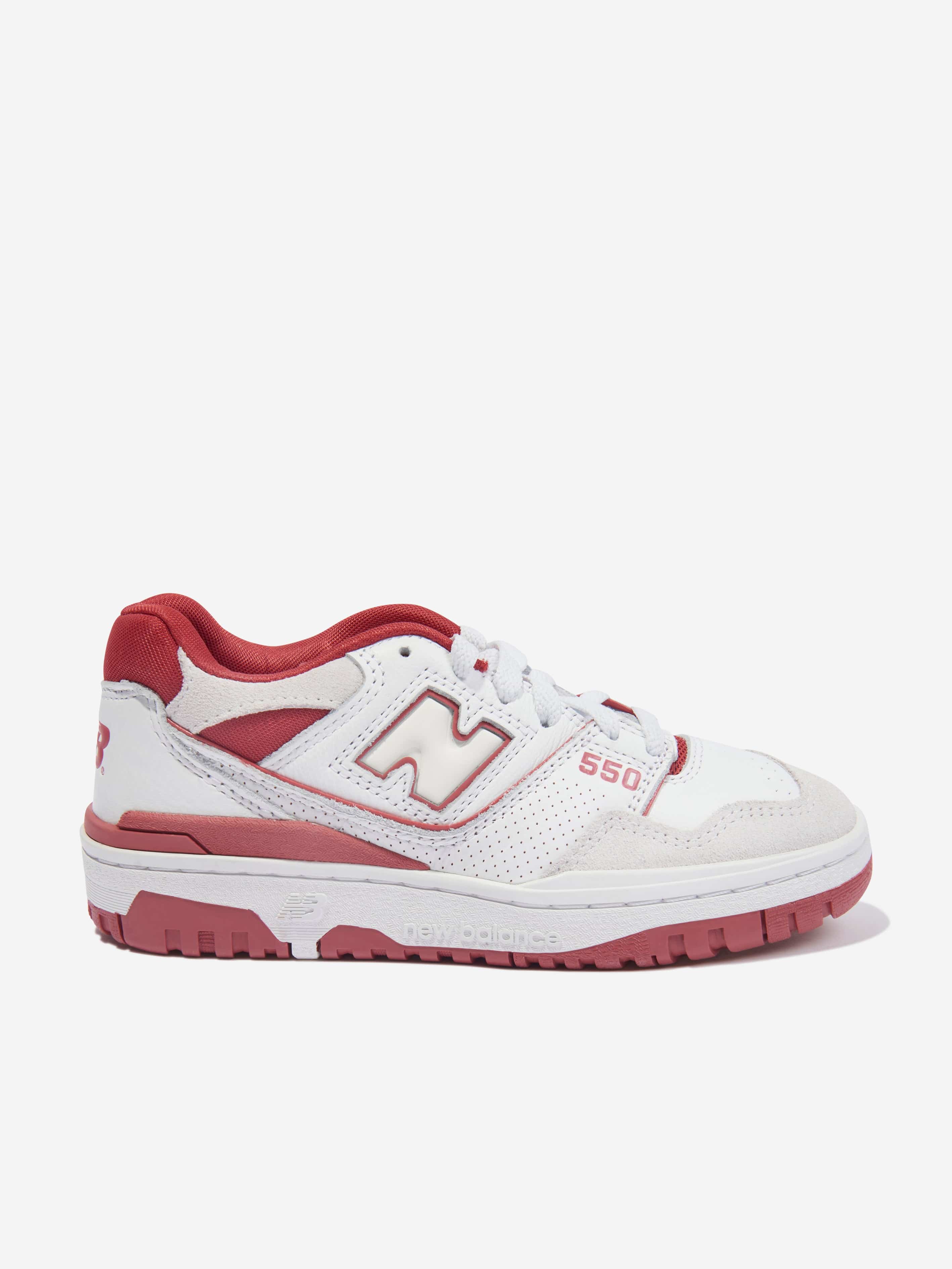 New Balance Kids 550 Logo Trainers in White Wide Range Of Sale Online