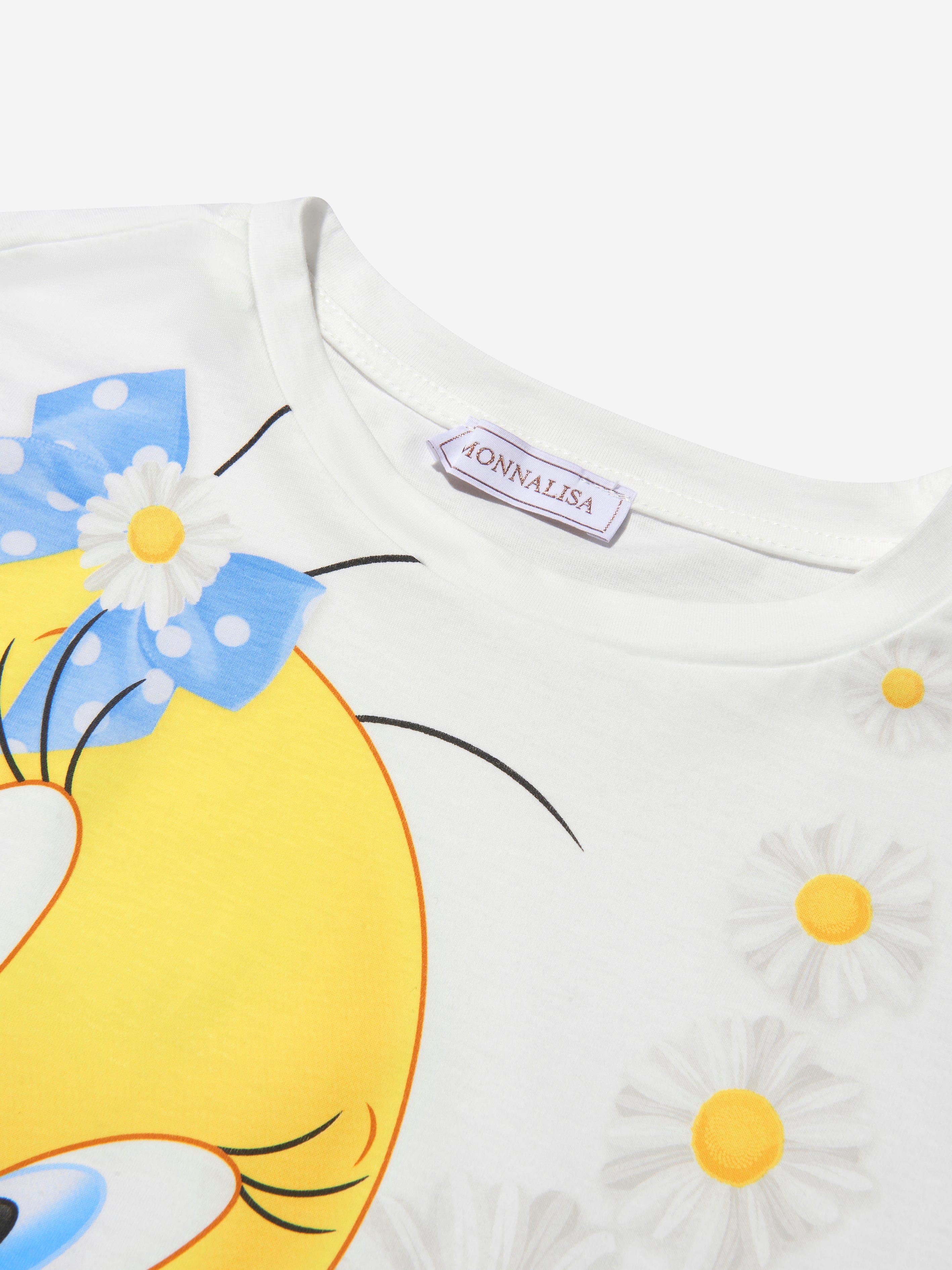 Monnalisa Girls Cotton Jersey Tweety Maxi T-Shirt Buy Cheap With Paypal
