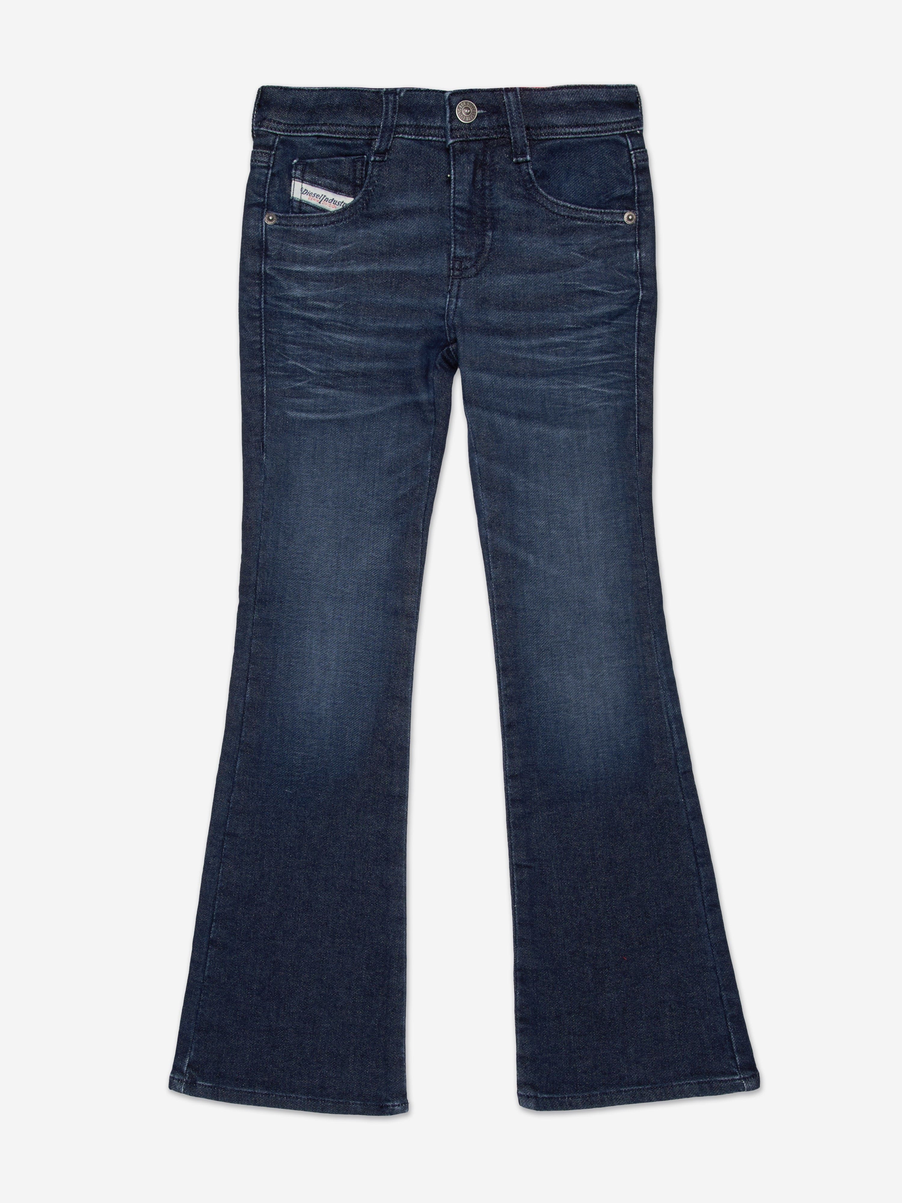 Diesel Girls Ebbey Flared Jeans in Blue Buy Cheap Classic